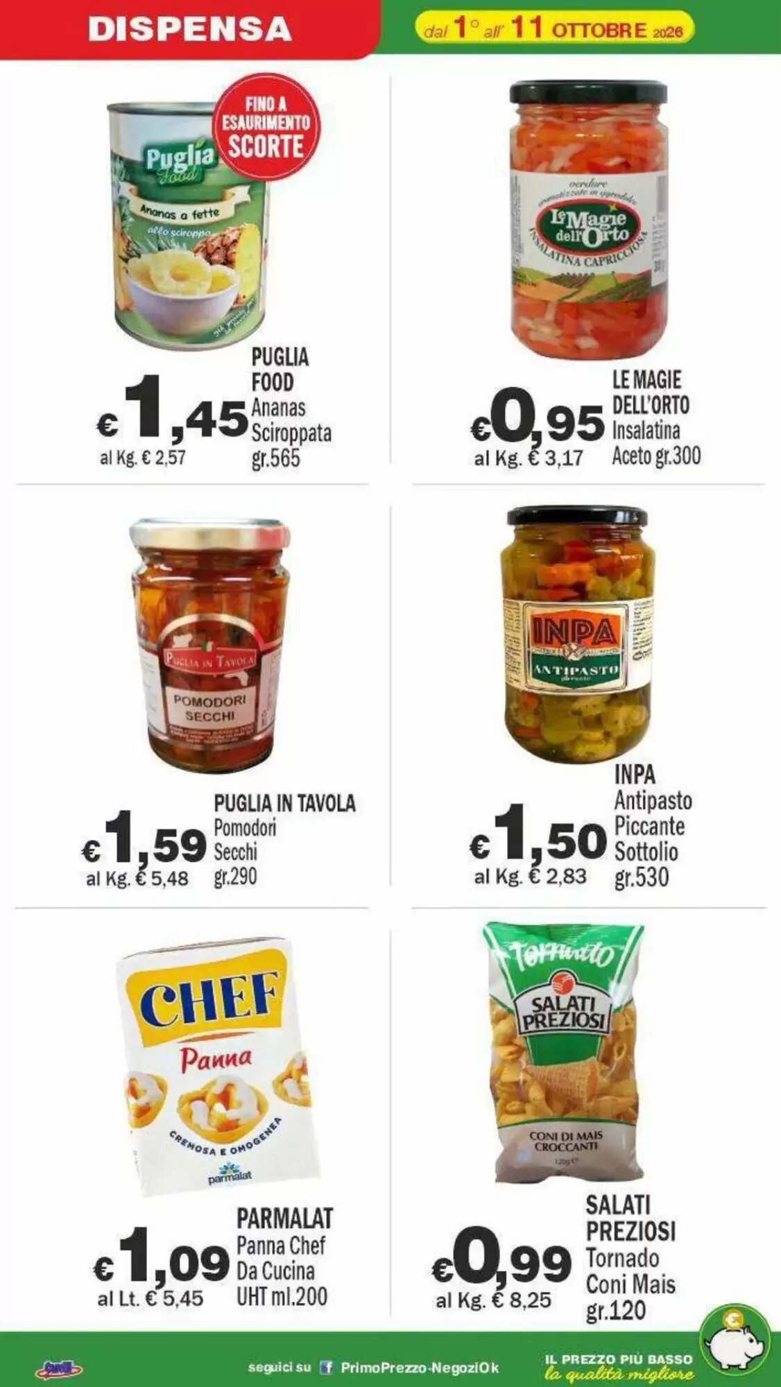 Volantino promozionale Primo Prezzo  valide dal 01/10/2026 - Pagina 12.