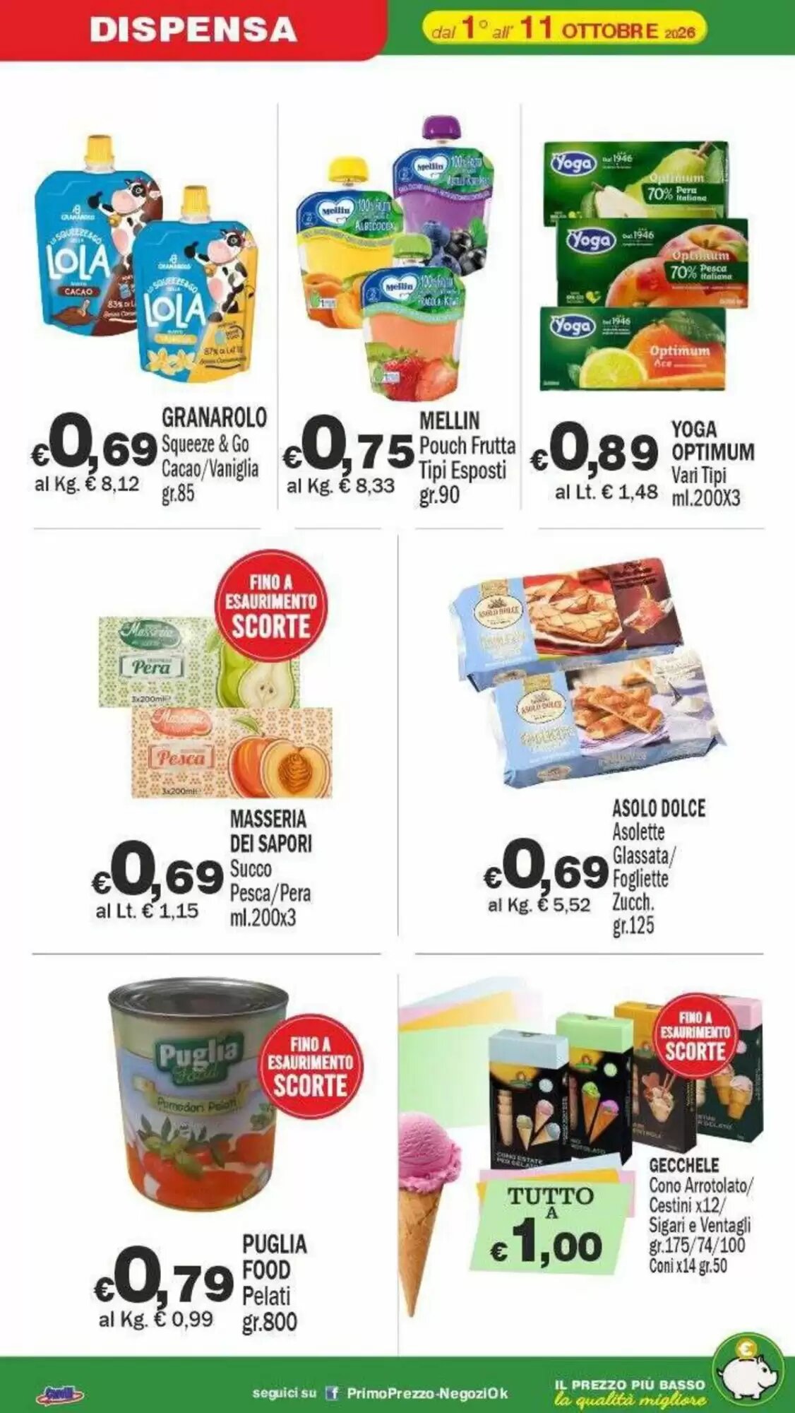 Volantino promozionale Primo Prezzo  valide dal 01/10/2026 - Pagina 15.