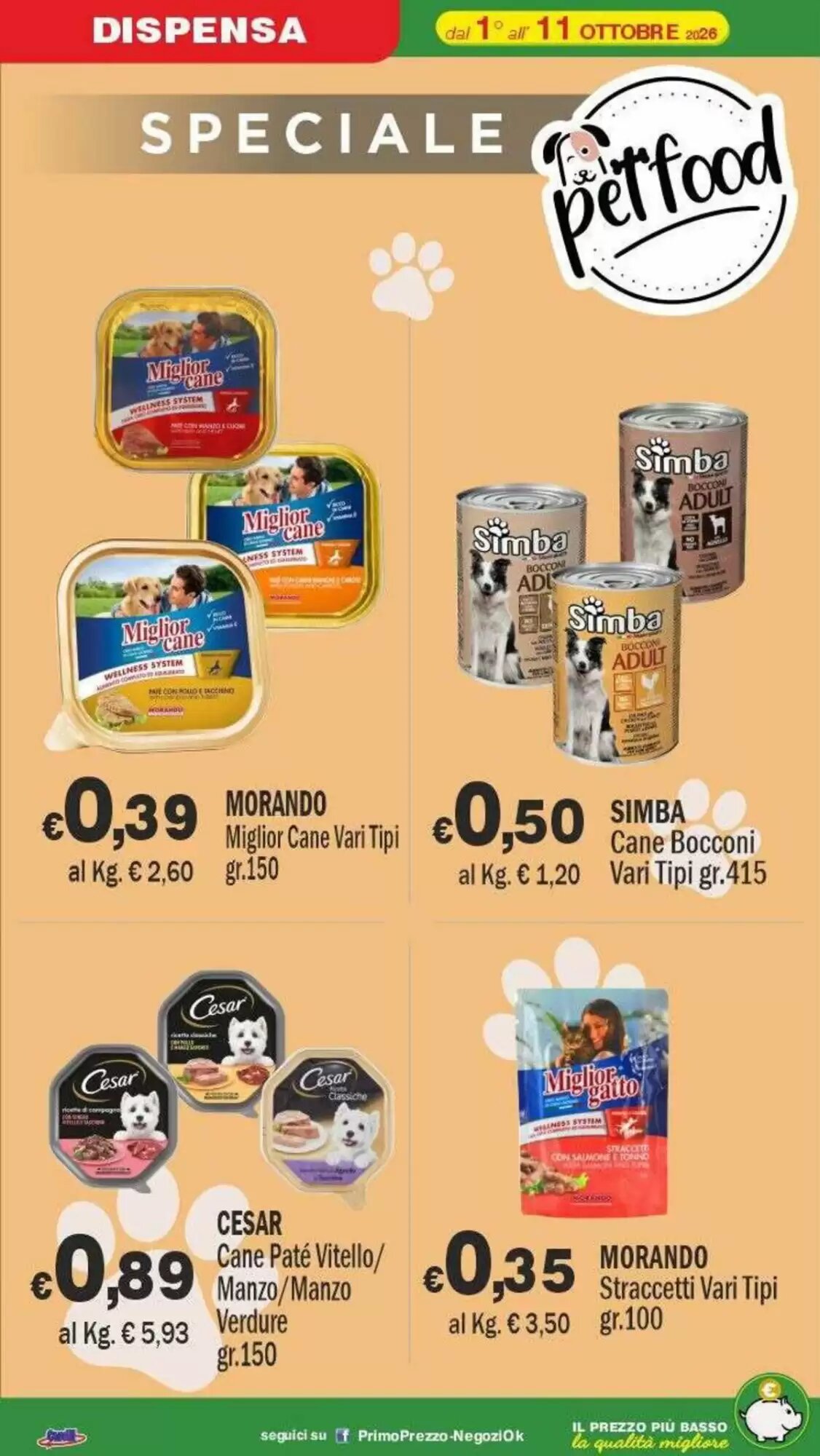 Volantino promozionale Primo Prezzo  valide dal 01/10/2026 - Pagina 16.