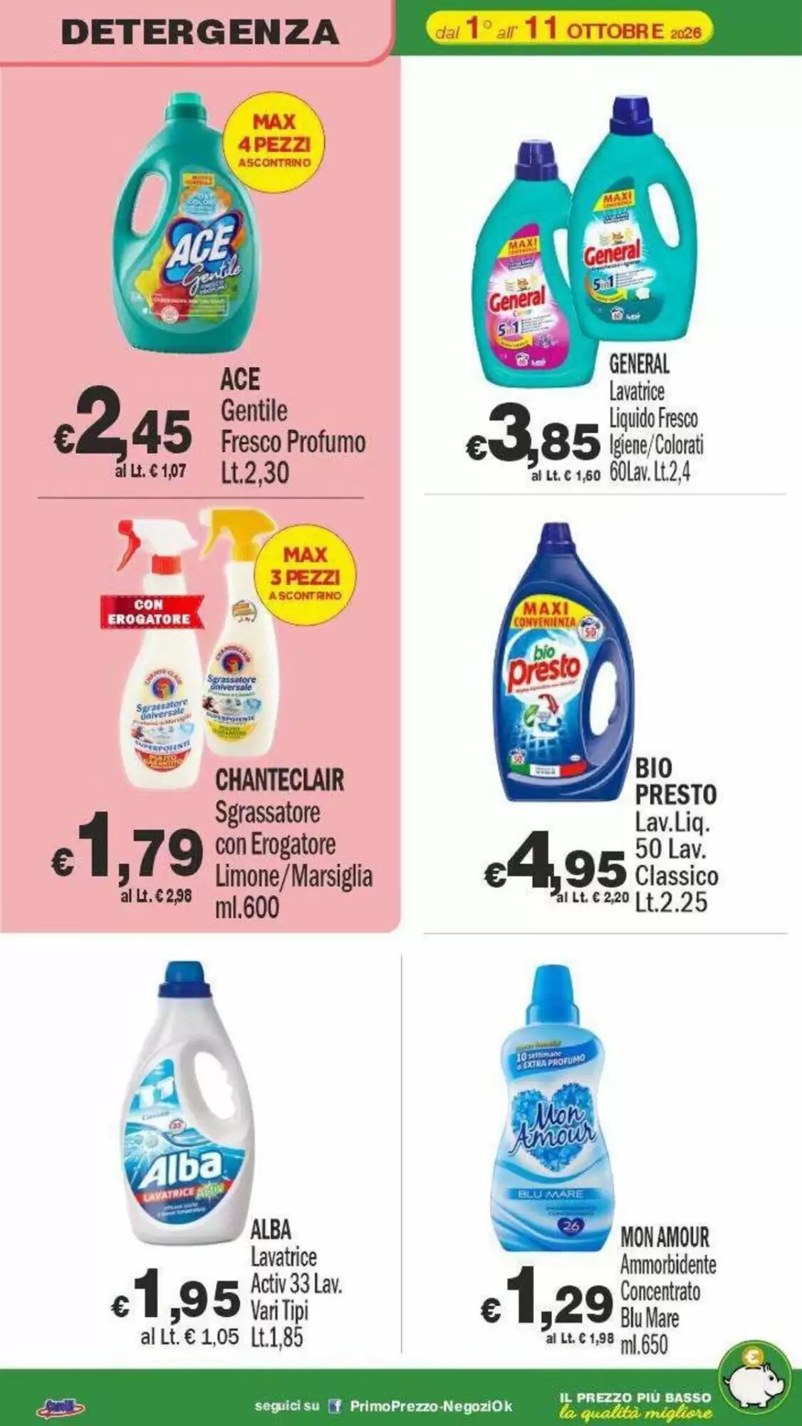 Volantino promozionale Primo Prezzo  valide dal 01/10/2026 - Pagina 18.