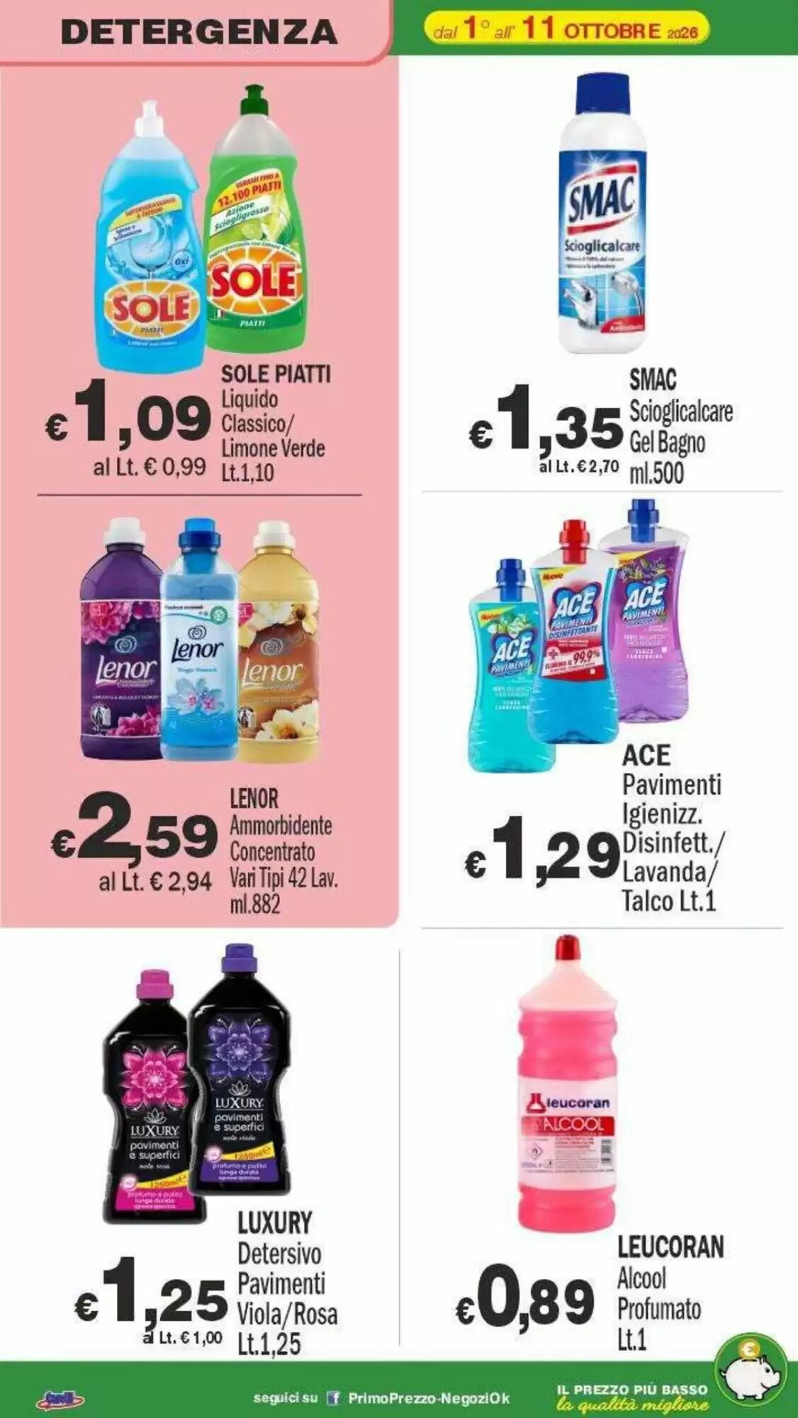 Volantino promozionale Primo Prezzo  valide dal 01/10/2026 - Pagina 20.