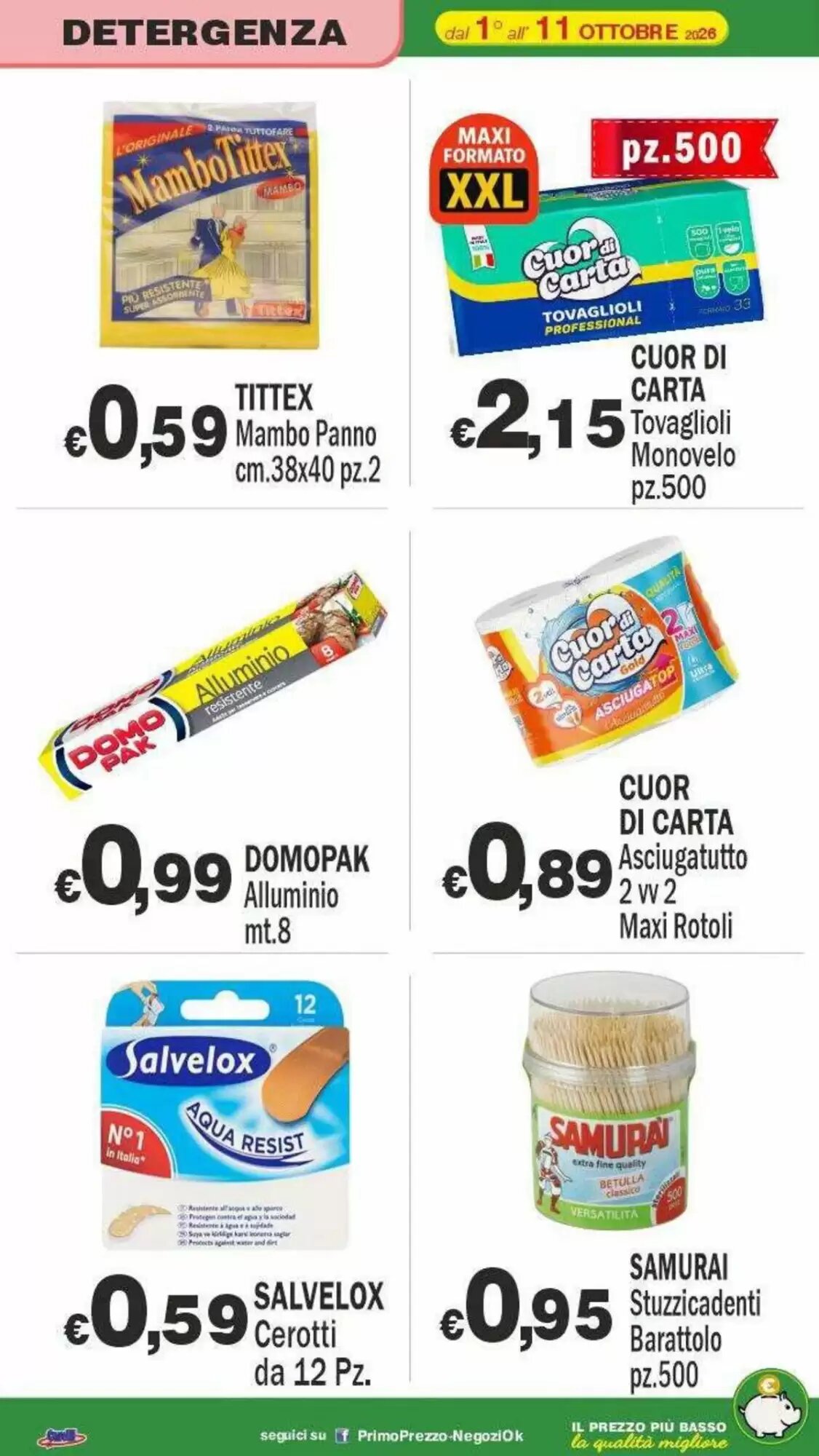 Volantino promozionale Primo Prezzo  valide dal 01/10/2026 - Pagina 22.