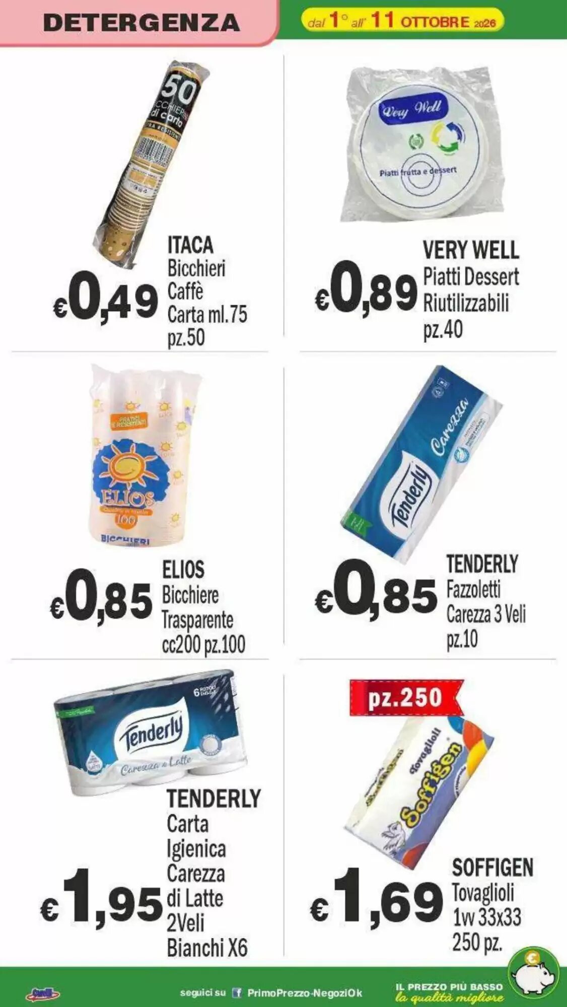 Volantino promozionale Primo Prezzo  valide dal 01/10/2026 - Pagina 23.