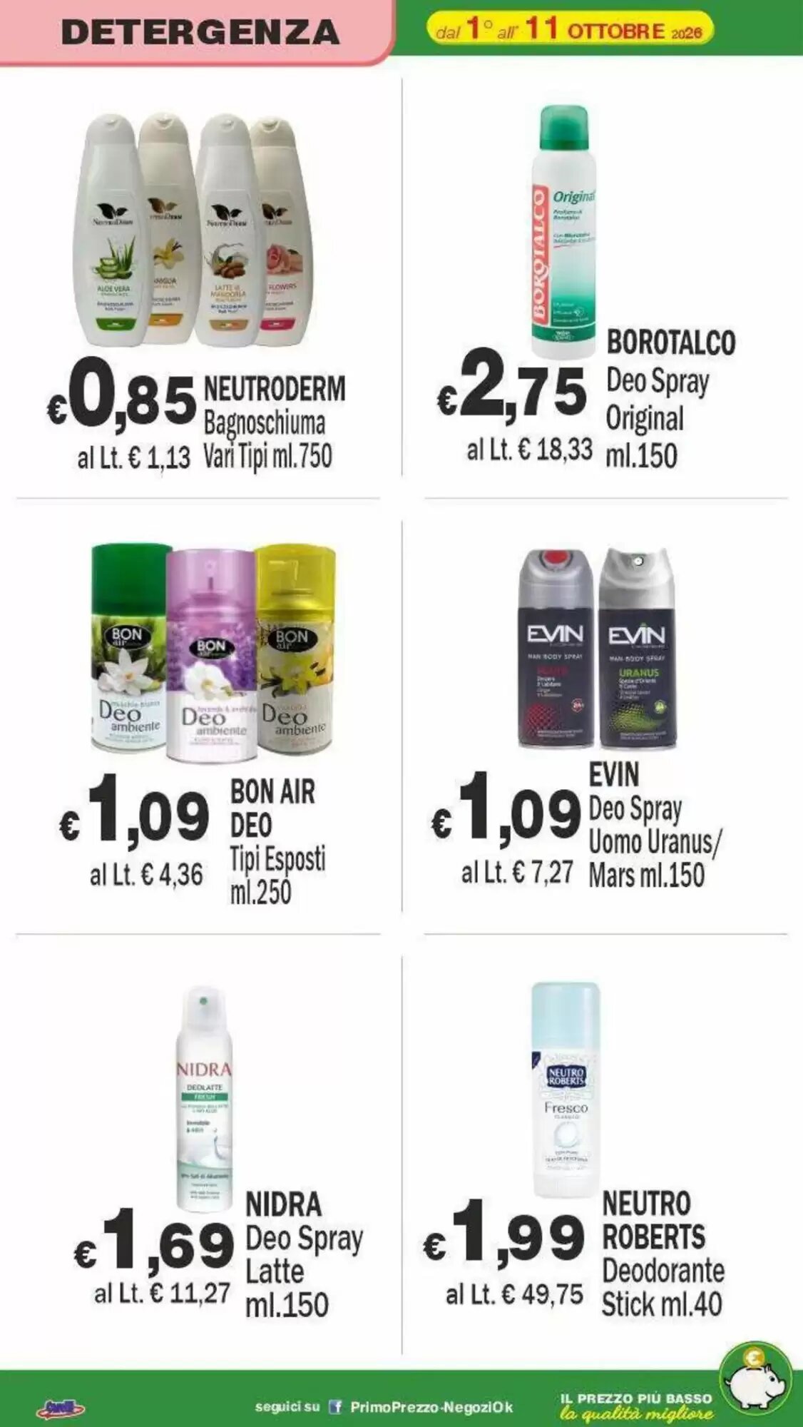 Volantino promozionale Primo Prezzo  valide dal 01/10/2026 - Pagina 25.