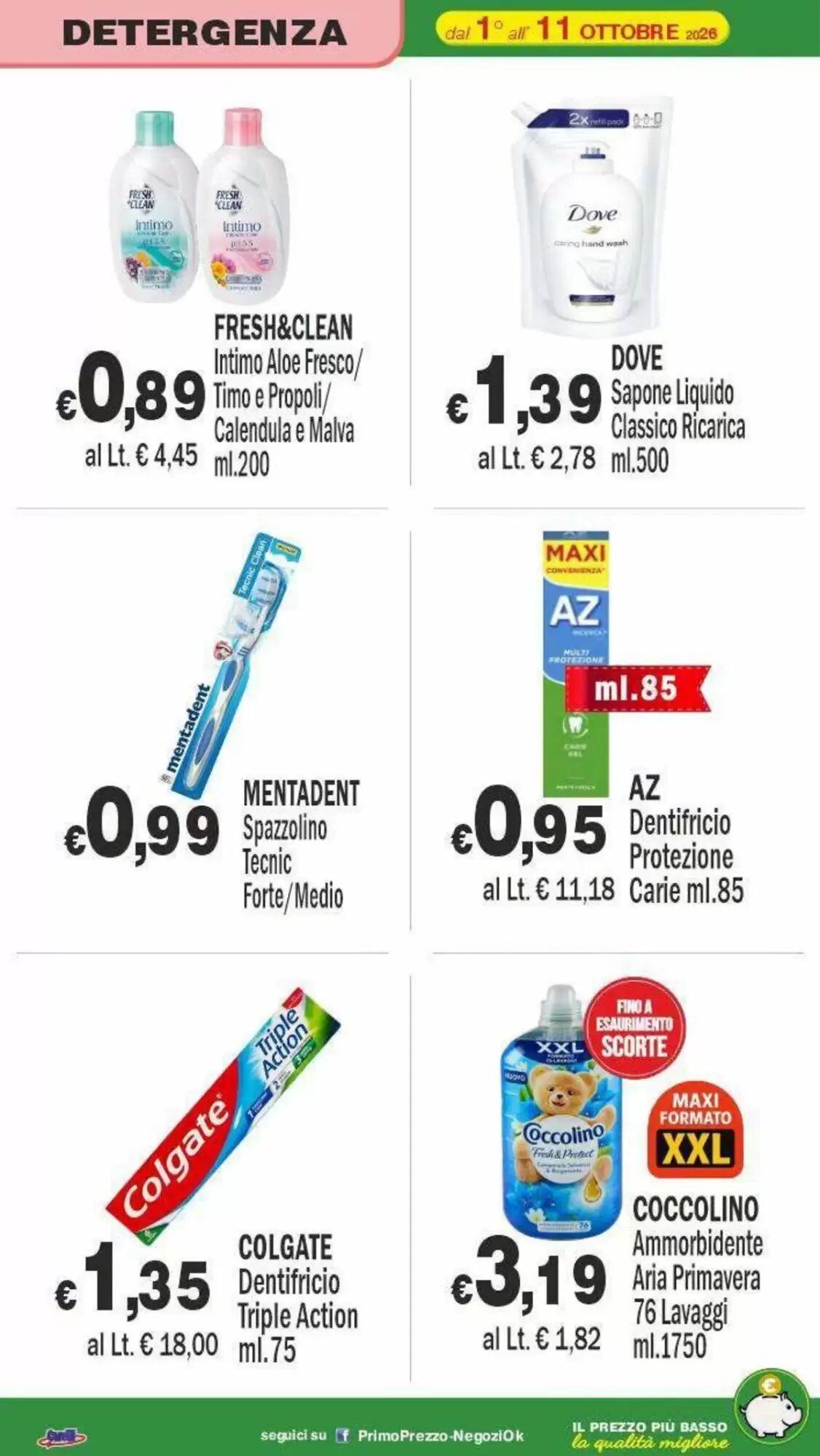 Volantino promozionale Primo Prezzo  valide dal 01/10/2026 - Pagina 26.