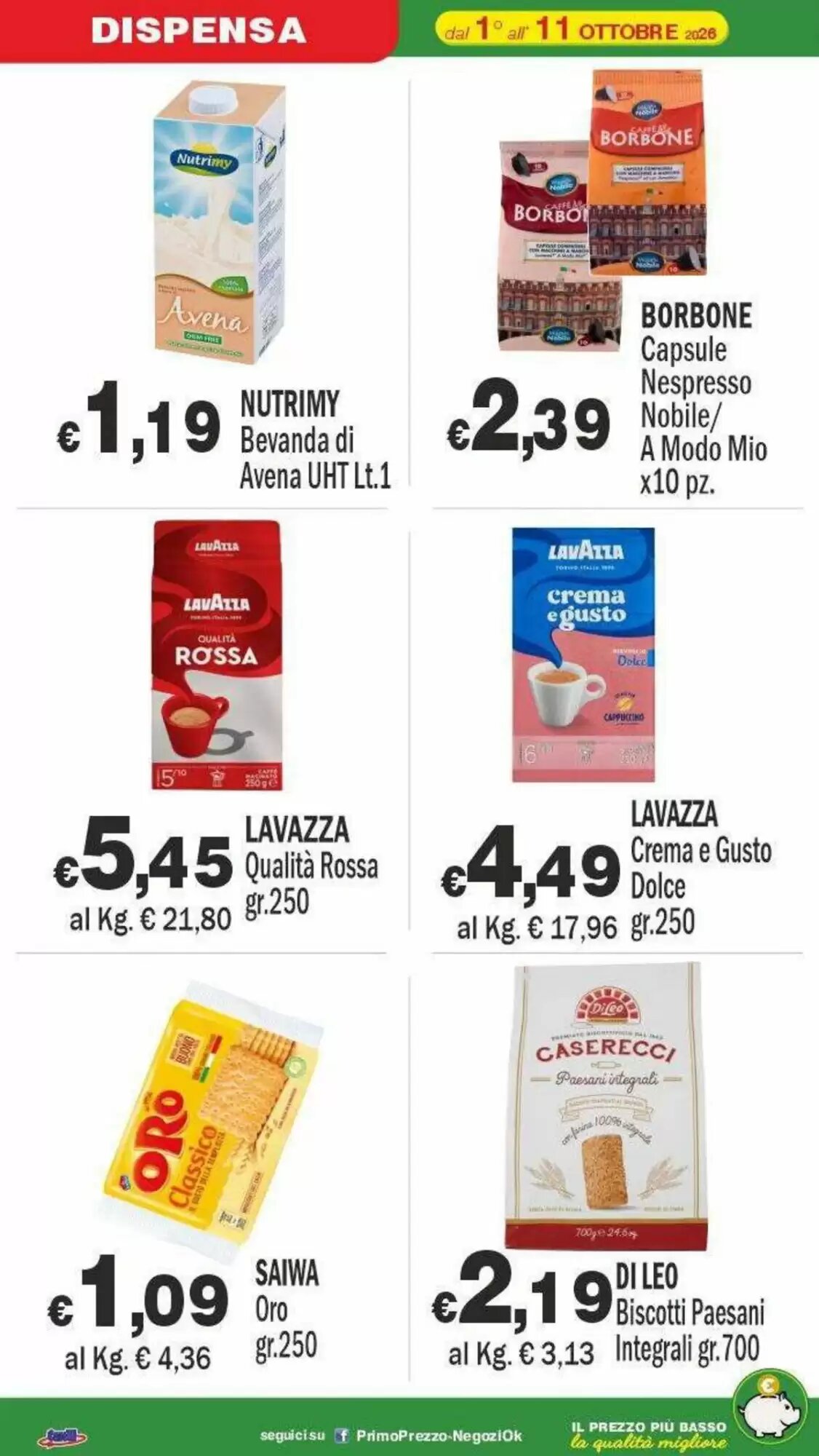 Volantino promozionale Primo Prezzo  valide dal 01/10/2026 - Pagina 5.