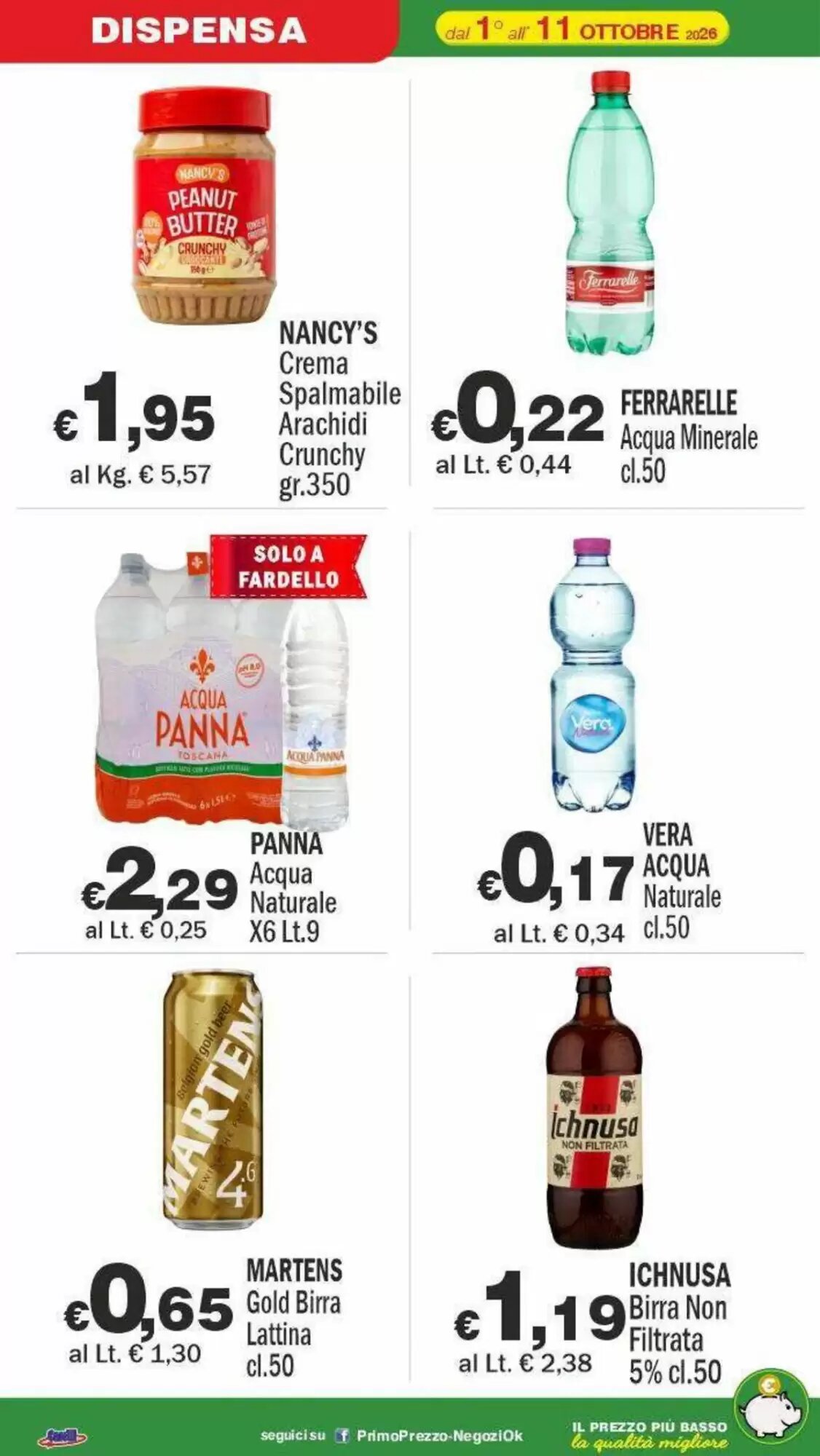 Volantino promozionale Primo Prezzo  valide dal 01/10/2026 - Pagina 7.