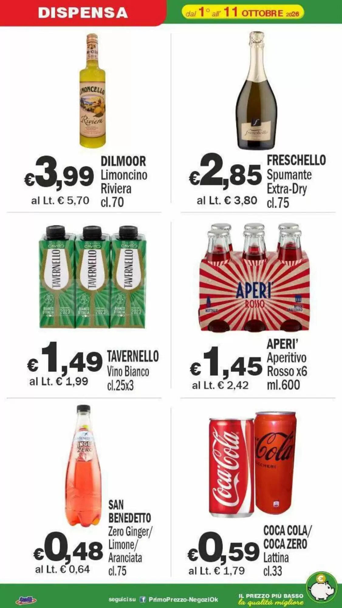 Volantino promozionale Primo Prezzo  valide dal 01/10/2026 - Pagina 8.