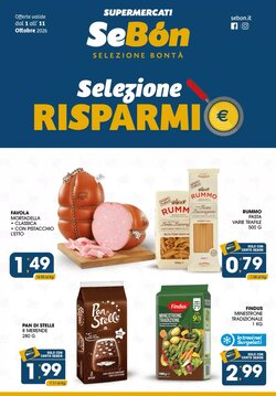 Volantino promozionale SeBón Supermercati  valide dal 01/10/2026