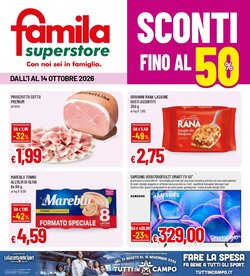 Volantino promozionale Famila Superstore  valide dal 01/10/2026