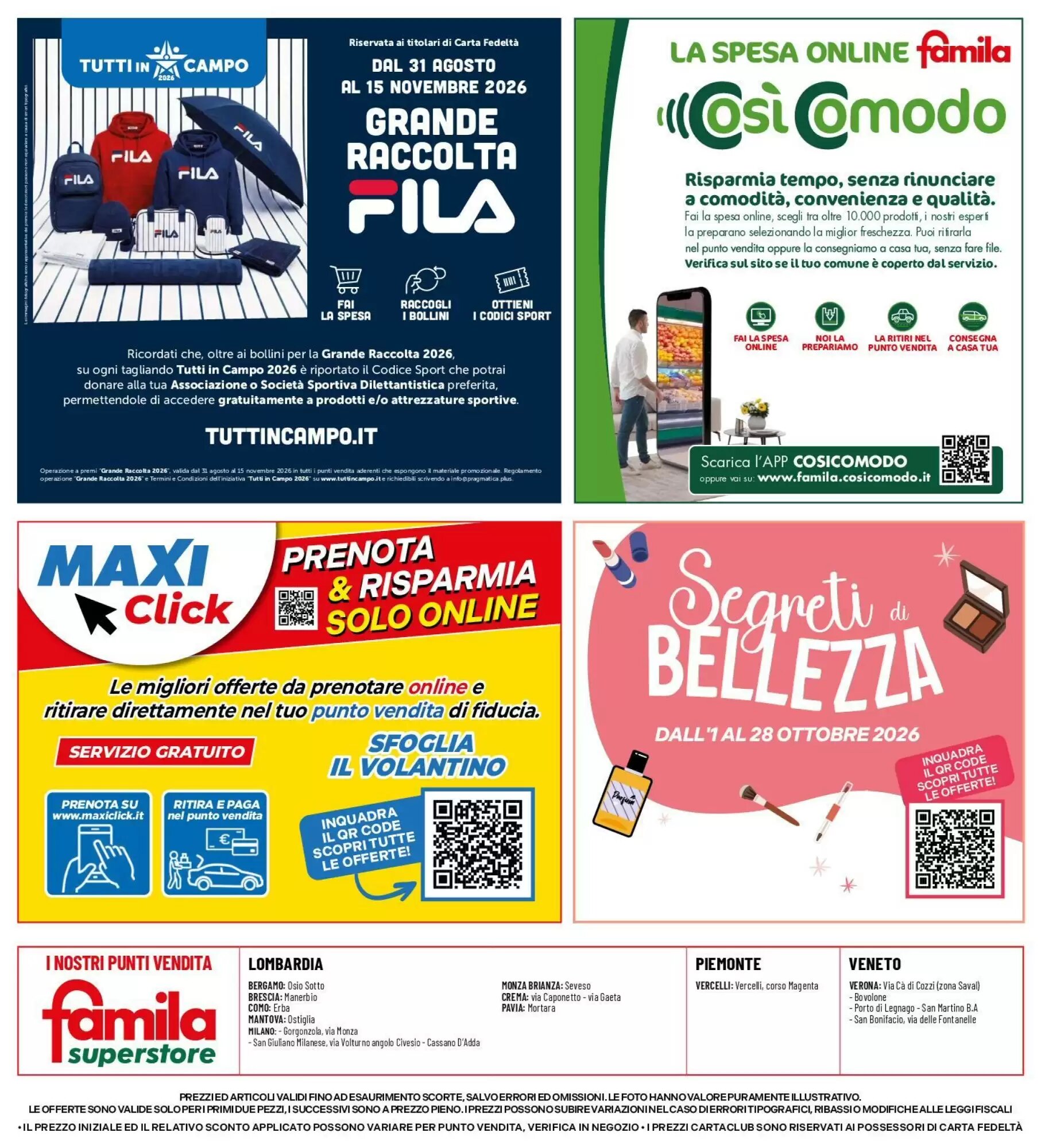 Volantino promozionale Famila Superstore  valide dal 01/10/2026 - Pagina 24.