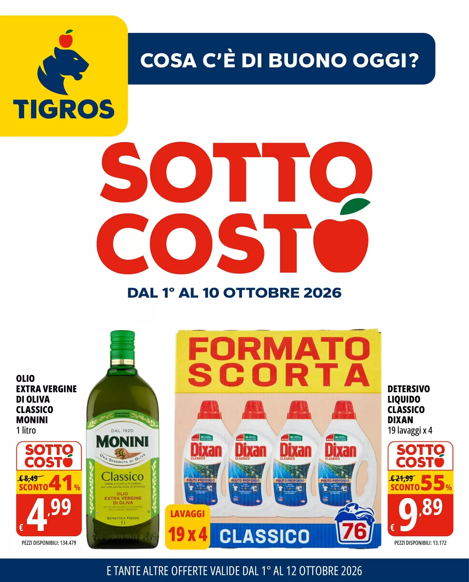 Volantino promozionale Tigros valide dal 01/10/2026 - Pagina 1.