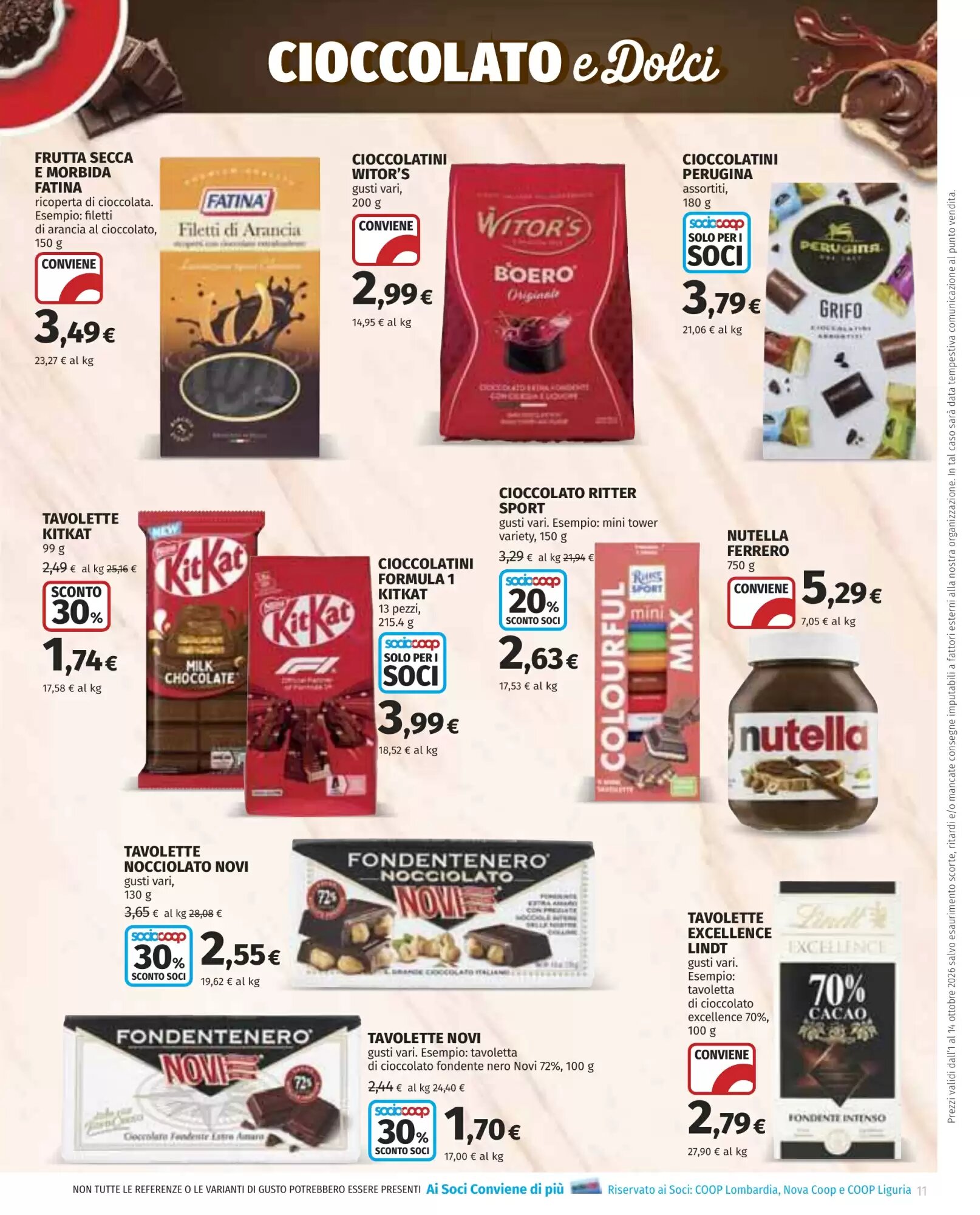 Volantino promozionale Coop  valide dal 01/10/2026 - Pagina 11.