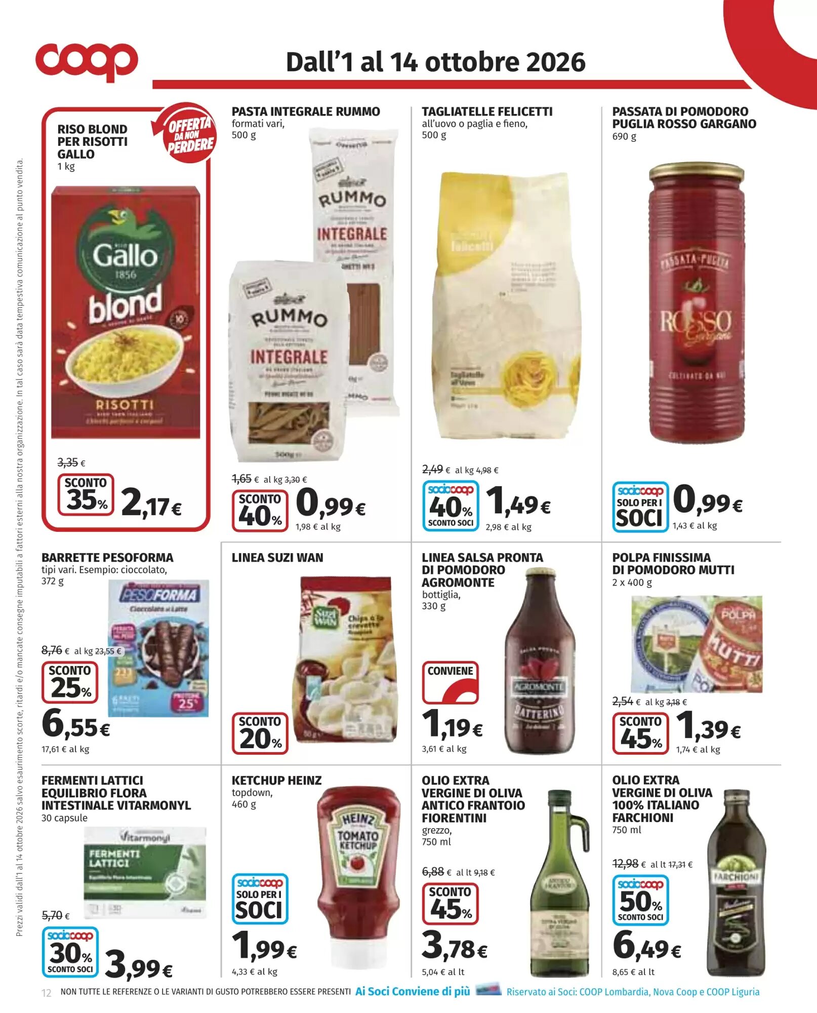Volantino promozionale Coop  valide dal 01/10/2026 - Pagina 12.