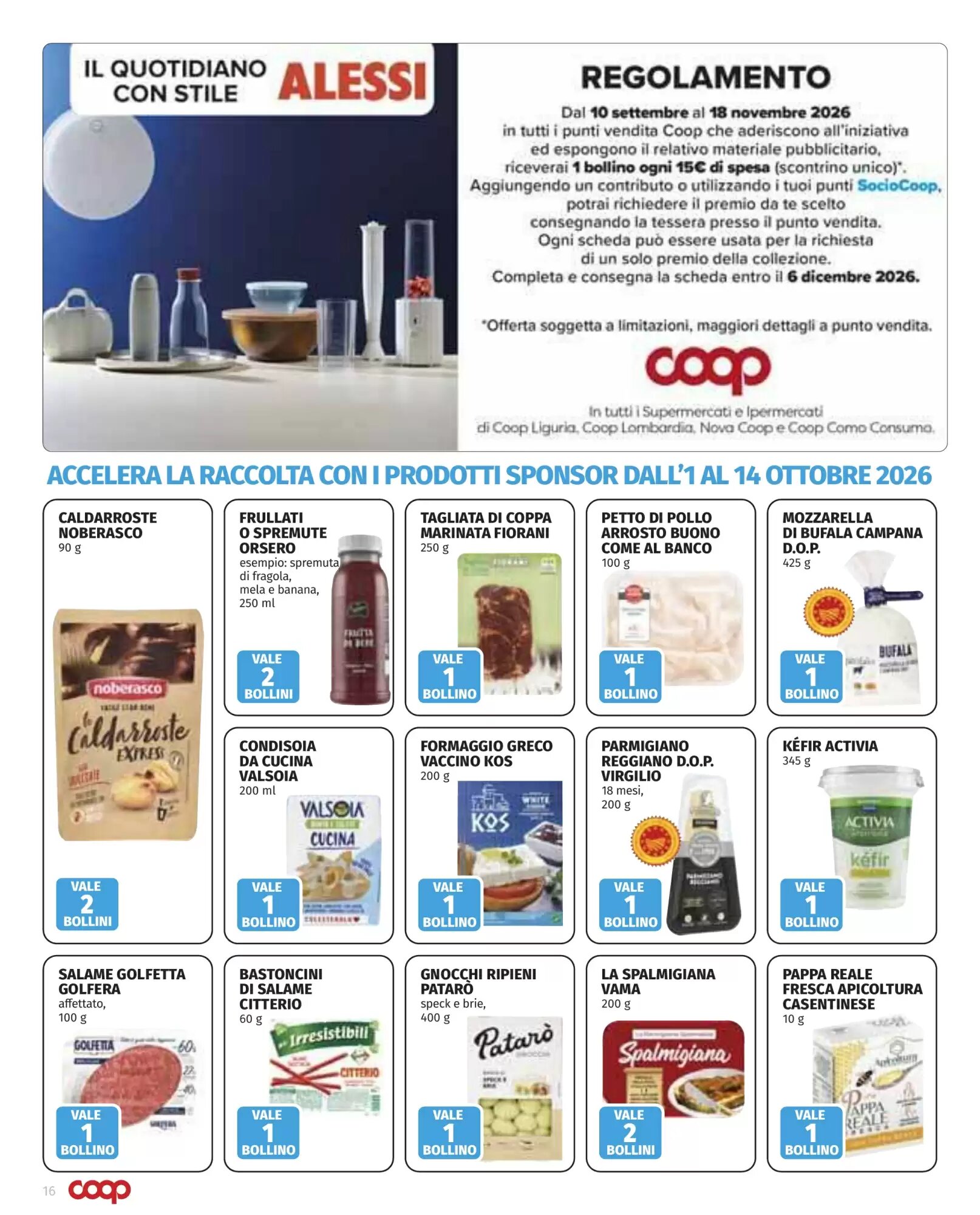 Volantino promozionale Coop  valide dal 01/10/2026 - Pagina 16.