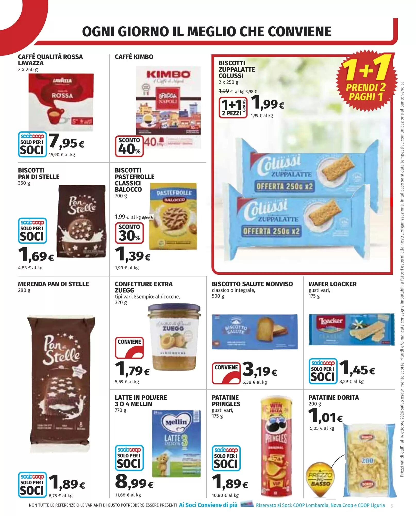 Volantino promozionale Coop  valide dal 01/10/2026 - Pagina 9.
