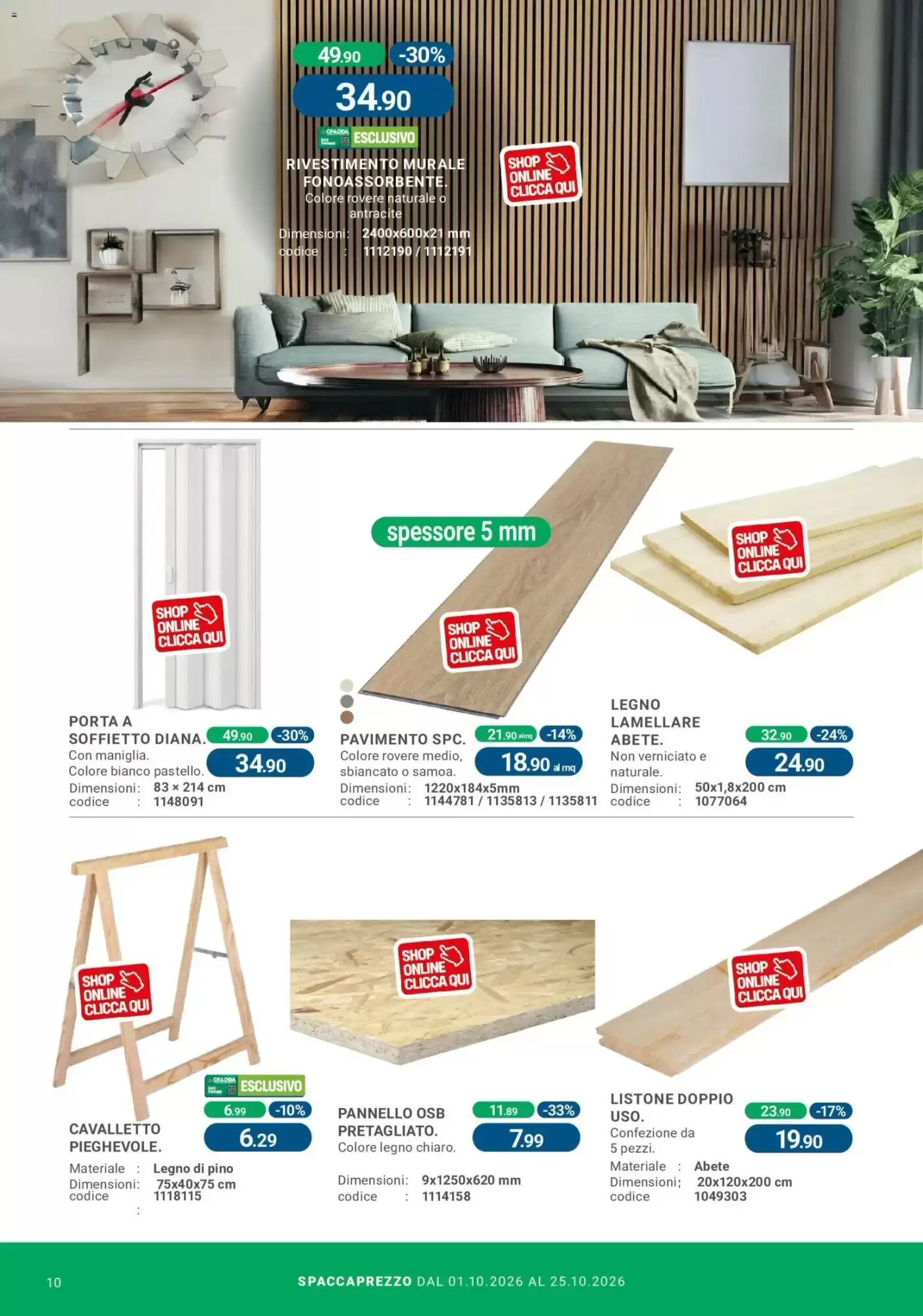 Volantino promozionale Cfadda  valide dal 01/10/2026 - Pagina 10.