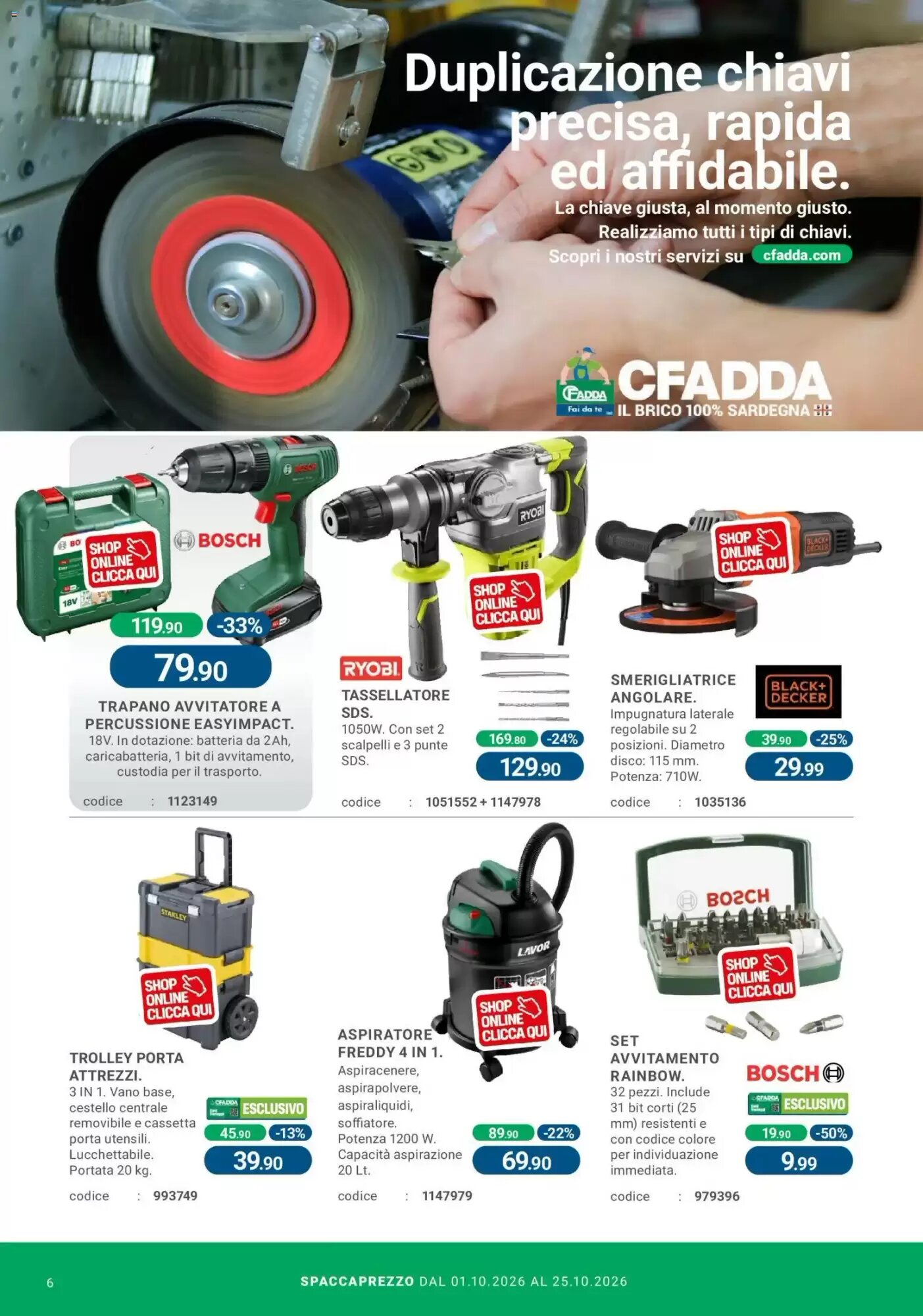 Volantino promozionale Cfadda  valide dal 01/10/2026 - Pagina 6.