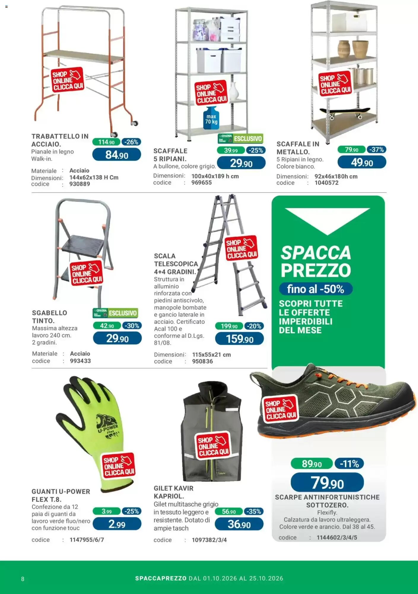 Volantino promozionale Cfadda  valide dal 01/10/2026 - Pagina 8.
