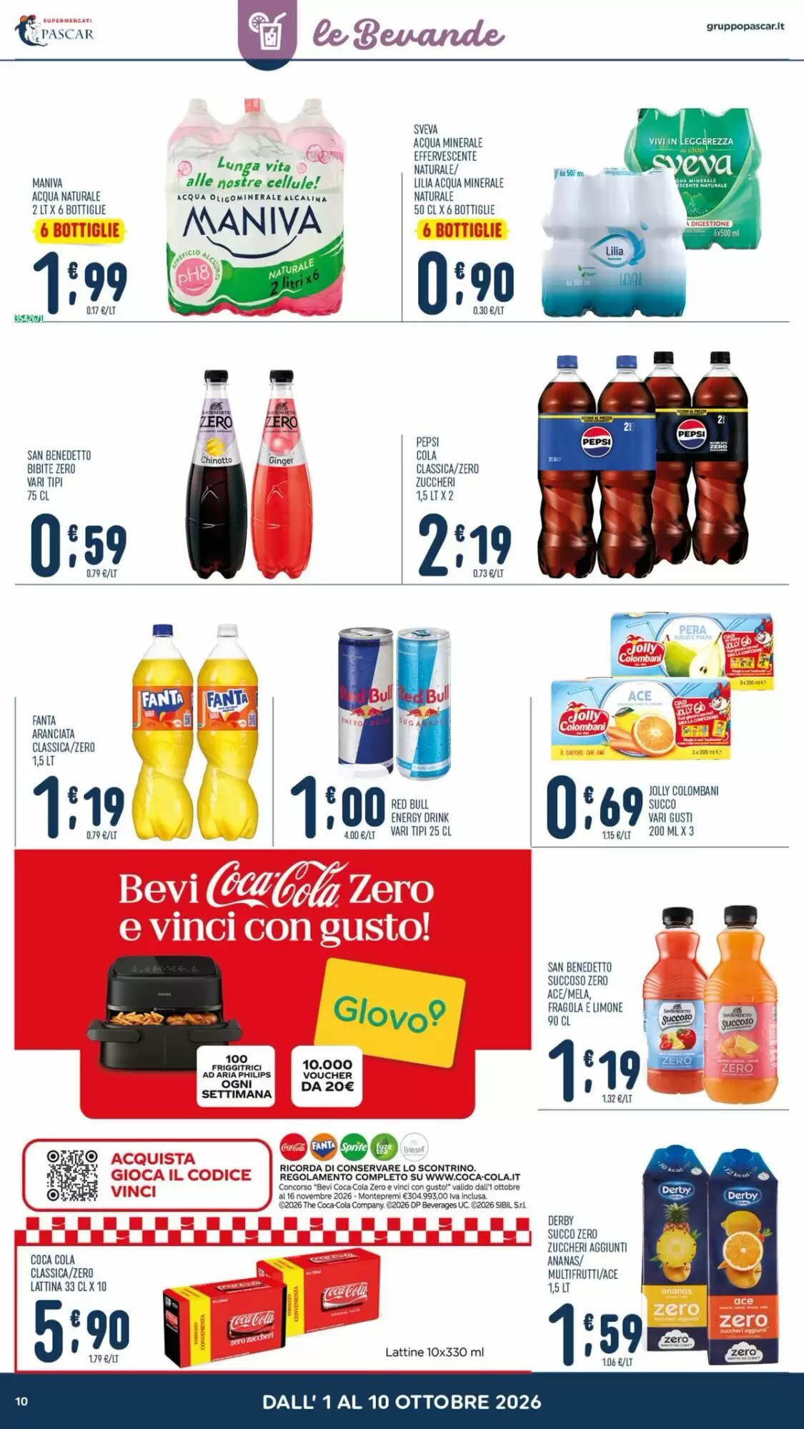 Volantino promozionale Gruppo Pascar  valide dal 01/10/2026 - Pagina 10.