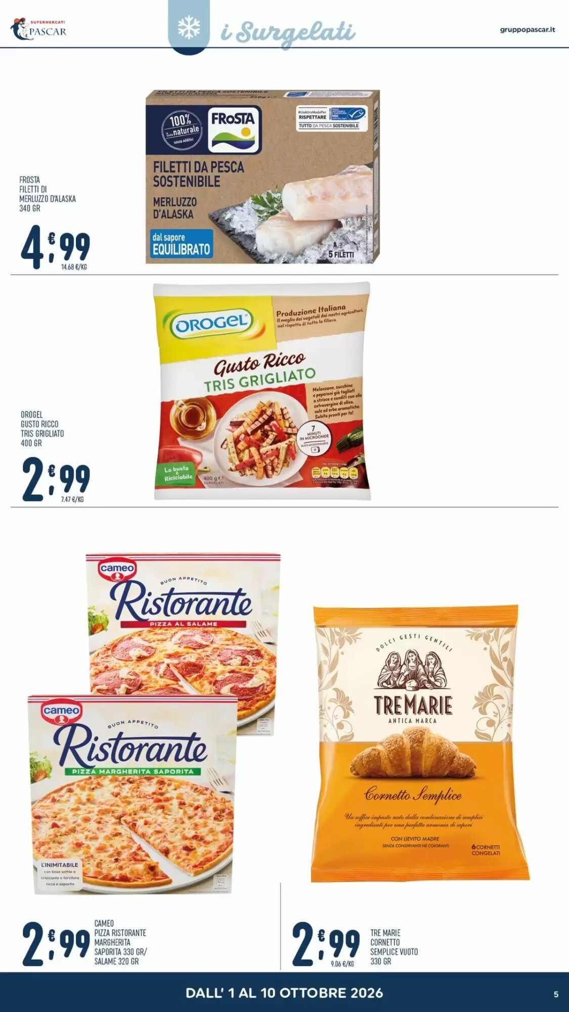Volantino promozionale Gruppo Pascar  valide dal 01/10/2026 - Pagina 5.