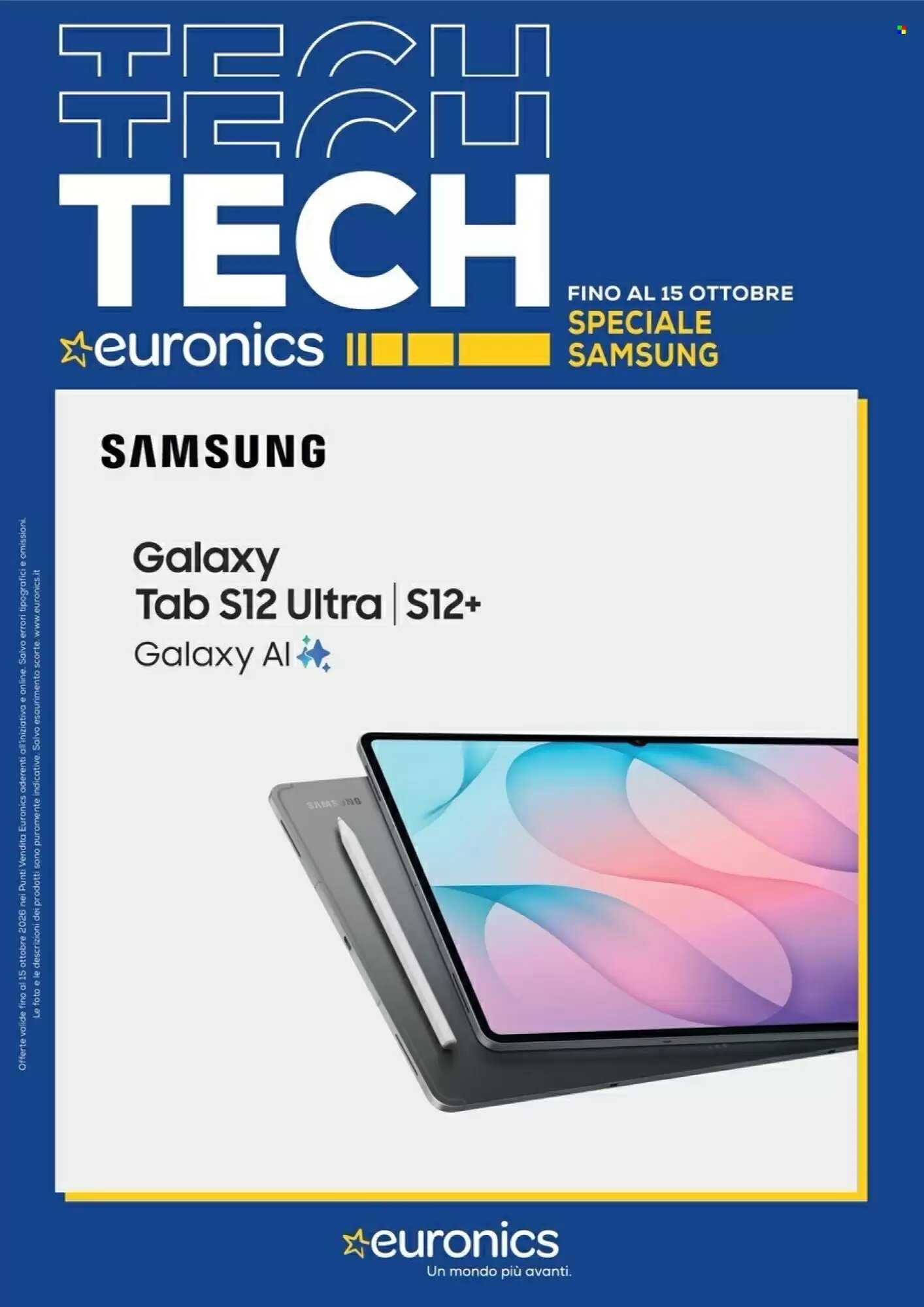 Volantino promozionale Euronics  valide dal 01/10/2026 - Pagina 1.
