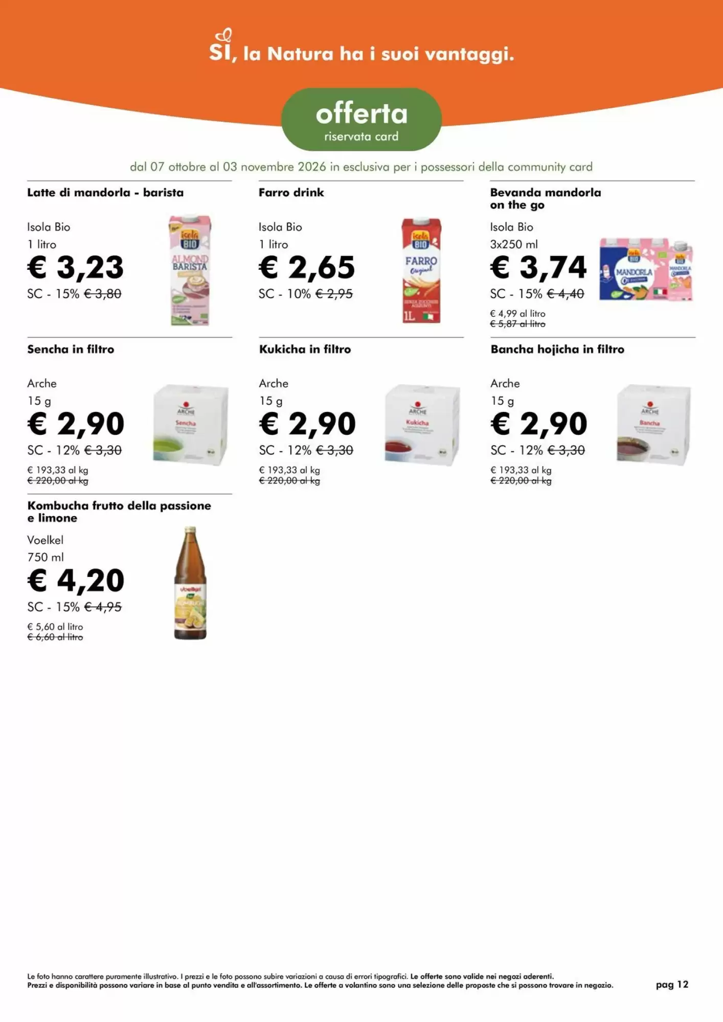 Volantino promozionale NaturaSì  valide dal 01/10/2026 - Pagina 12.