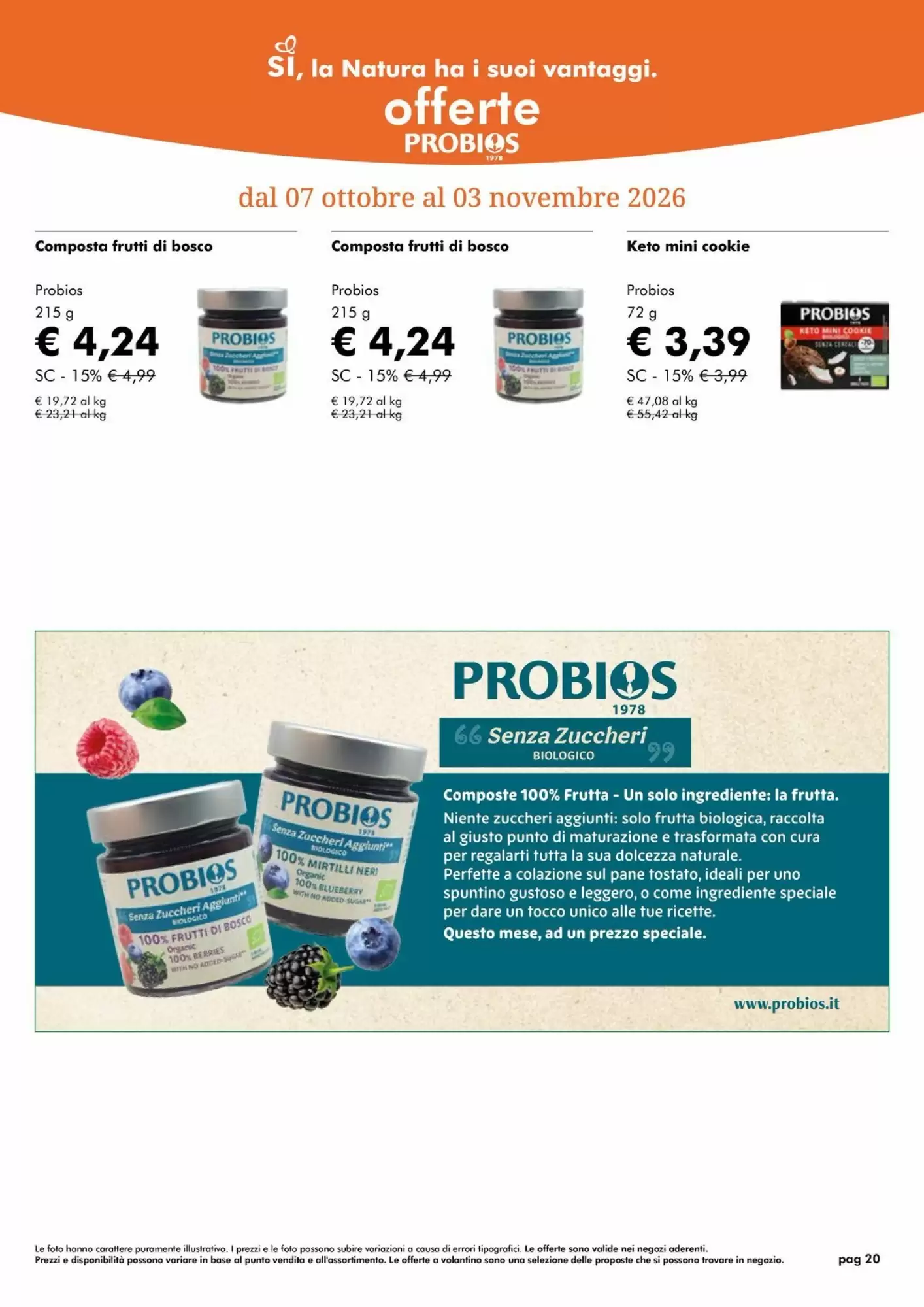 Volantino promozionale NaturaSì  valide dal 01/10/2026 - Pagina 20.