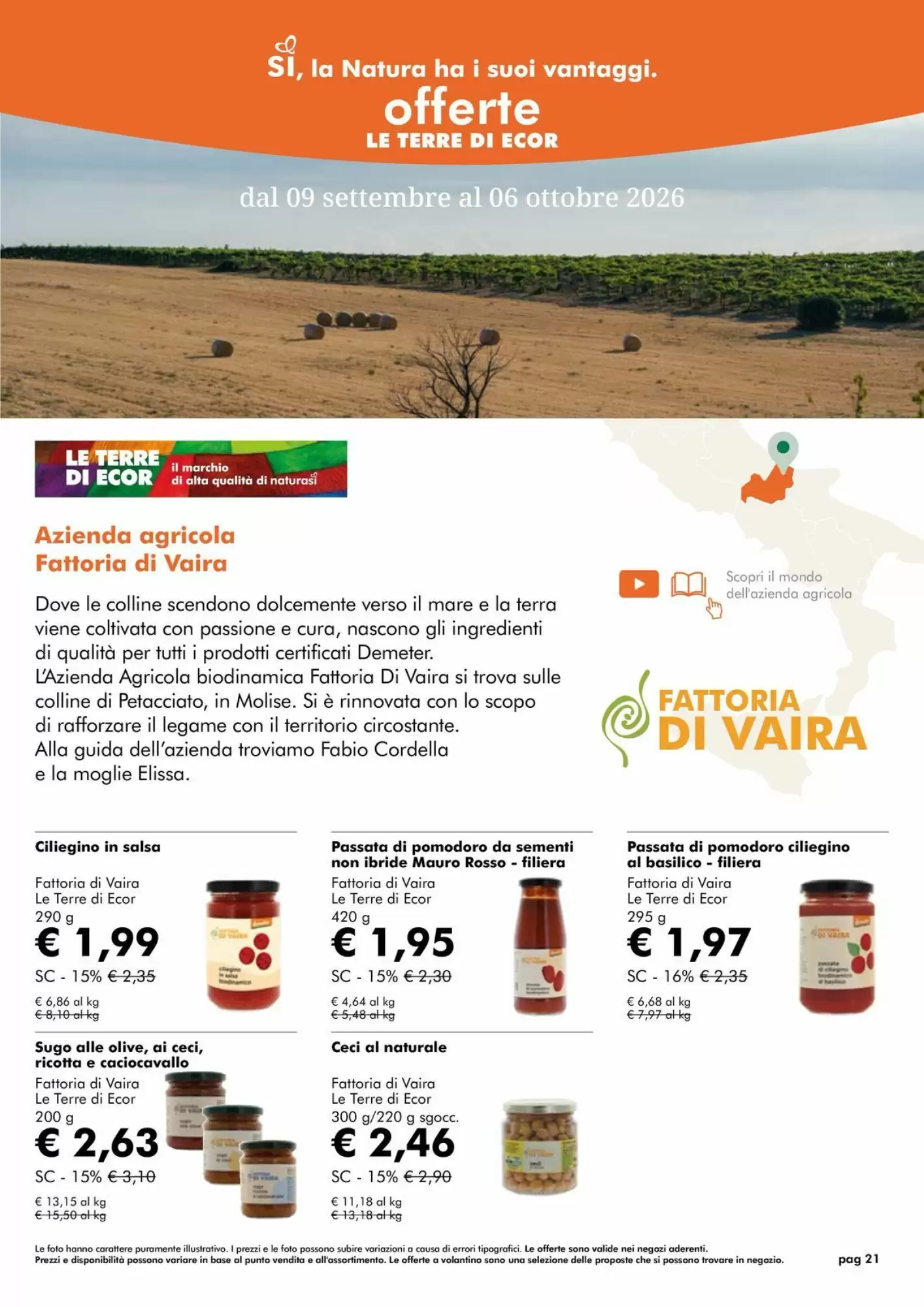 Volantino promozionale NaturaSì  valide dal 01/10/2026 - Pagina 21.