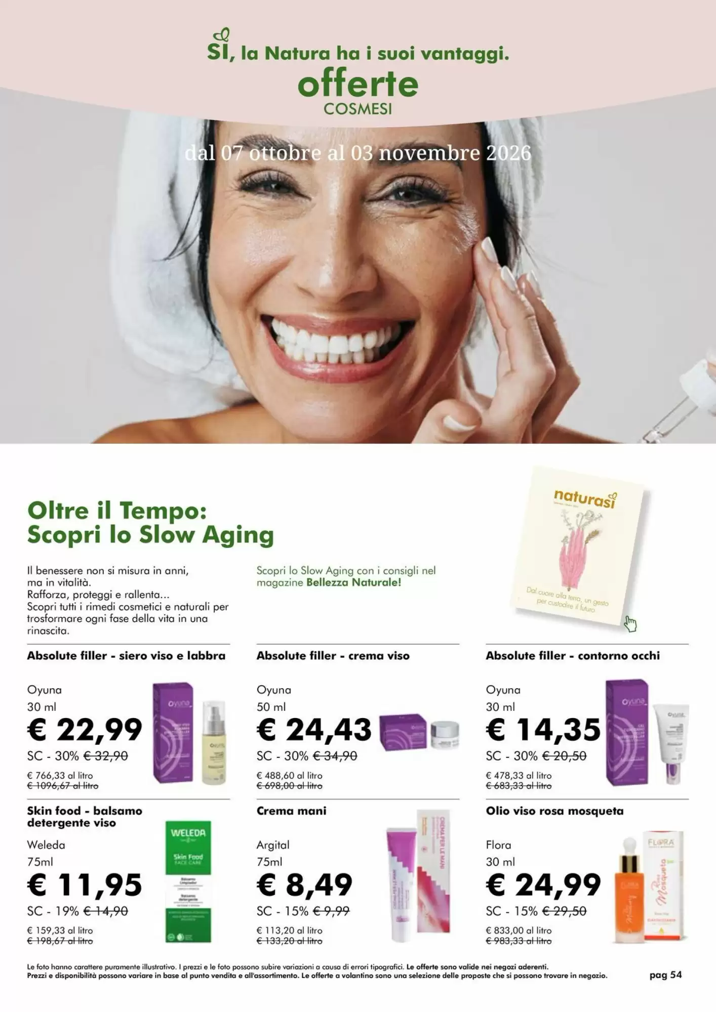 Volantino promozionale NaturaSì  valide dal 01/10/2026 - Pagina 54.