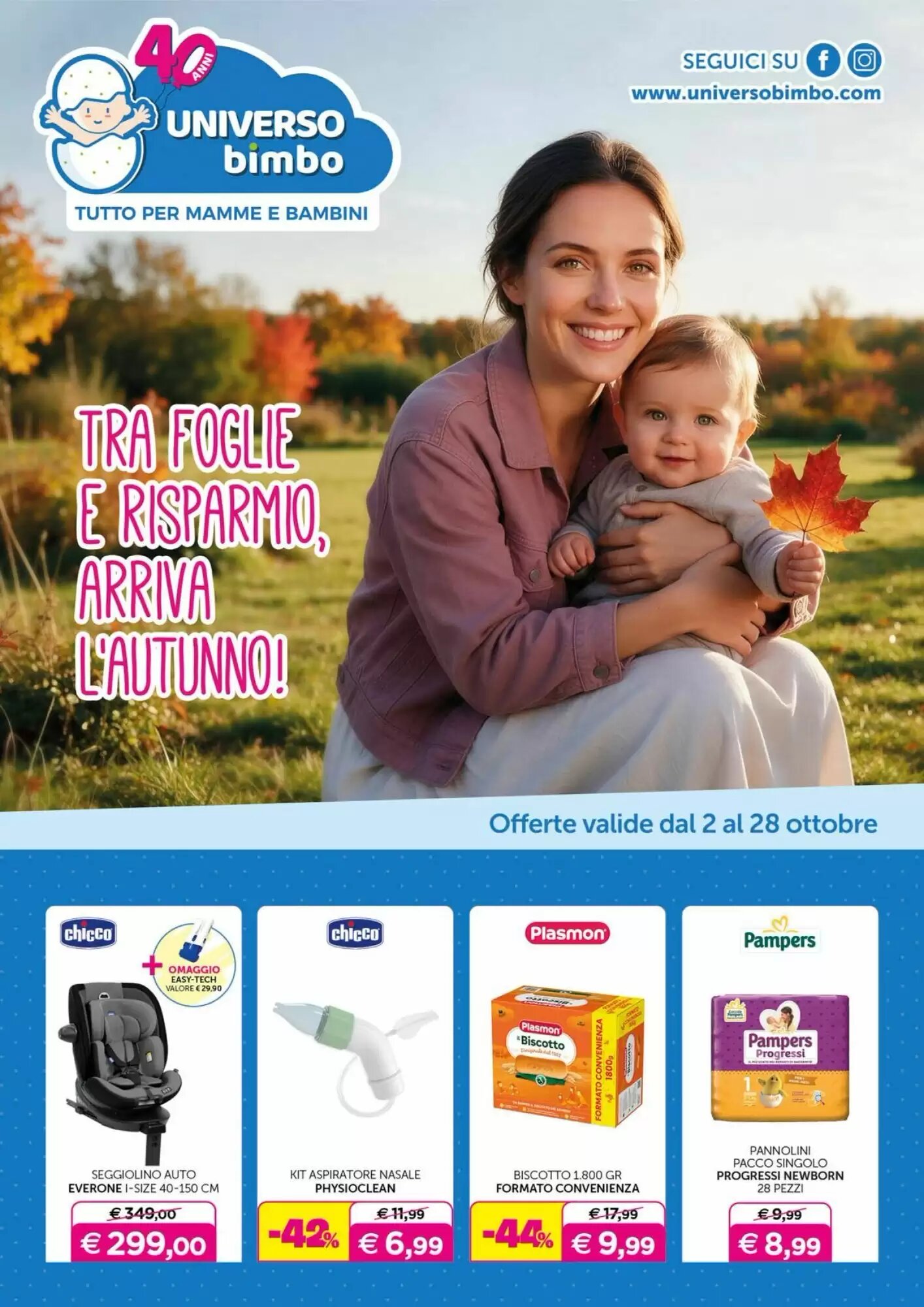 Volantino promozionale Universo Bimbo valide dal 02/10/2026 - Pagina 1.