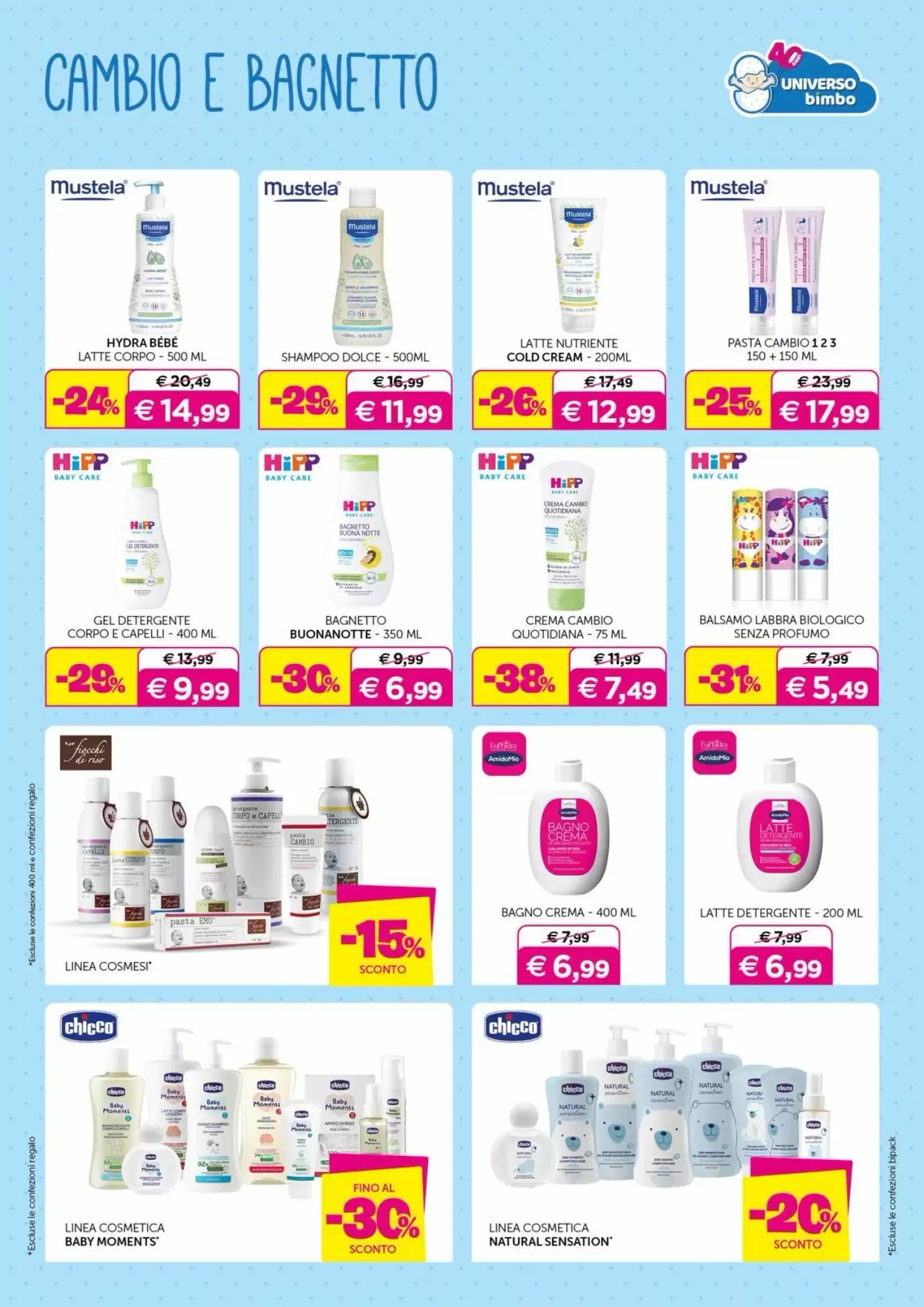 Volantino promozionale Universo Bimbo  valide dal 02/10/2026 - Pagina 18.
