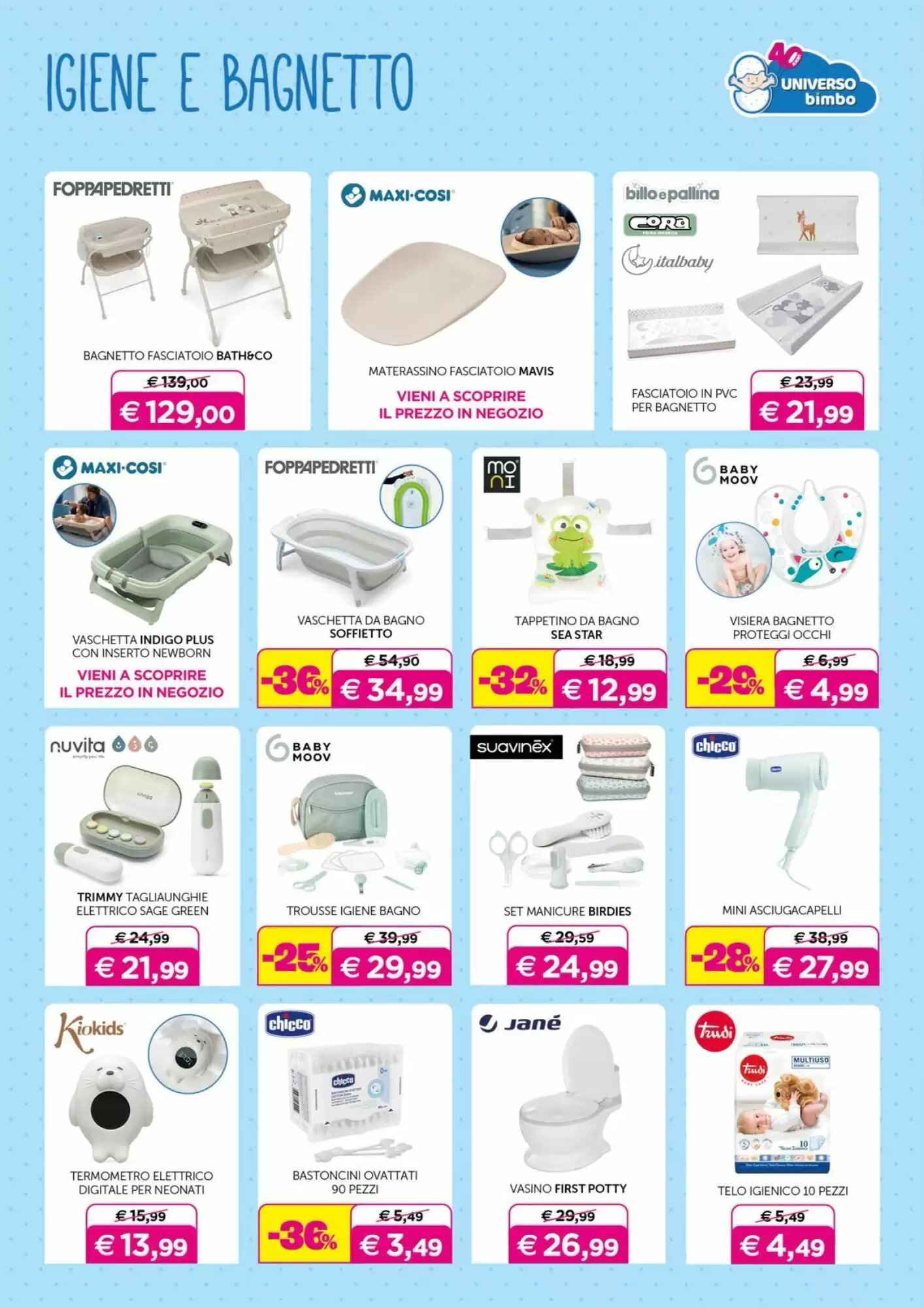 Volantino promozionale Universo Bimbo  valide dal 02/10/2026 - Pagina 20.