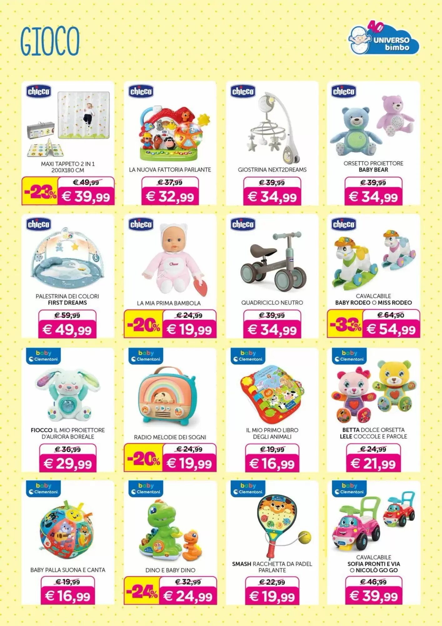 Volantino promozionale Universo Bimbo  valide dal 02/10/2026 - Pagina 29.