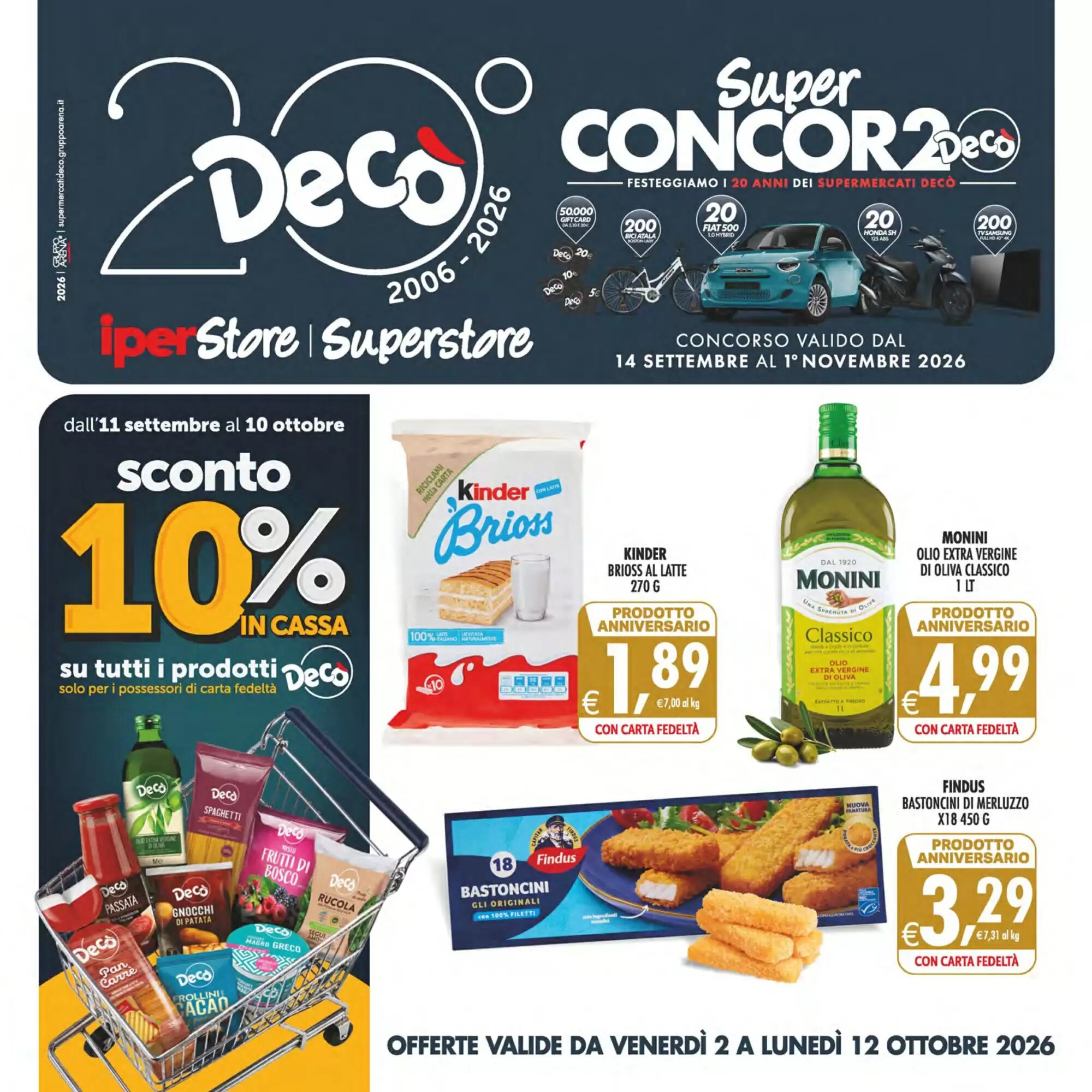 Volantino promozionale Deco Superstore valide dal 02/10/2026 - Pagina 1.