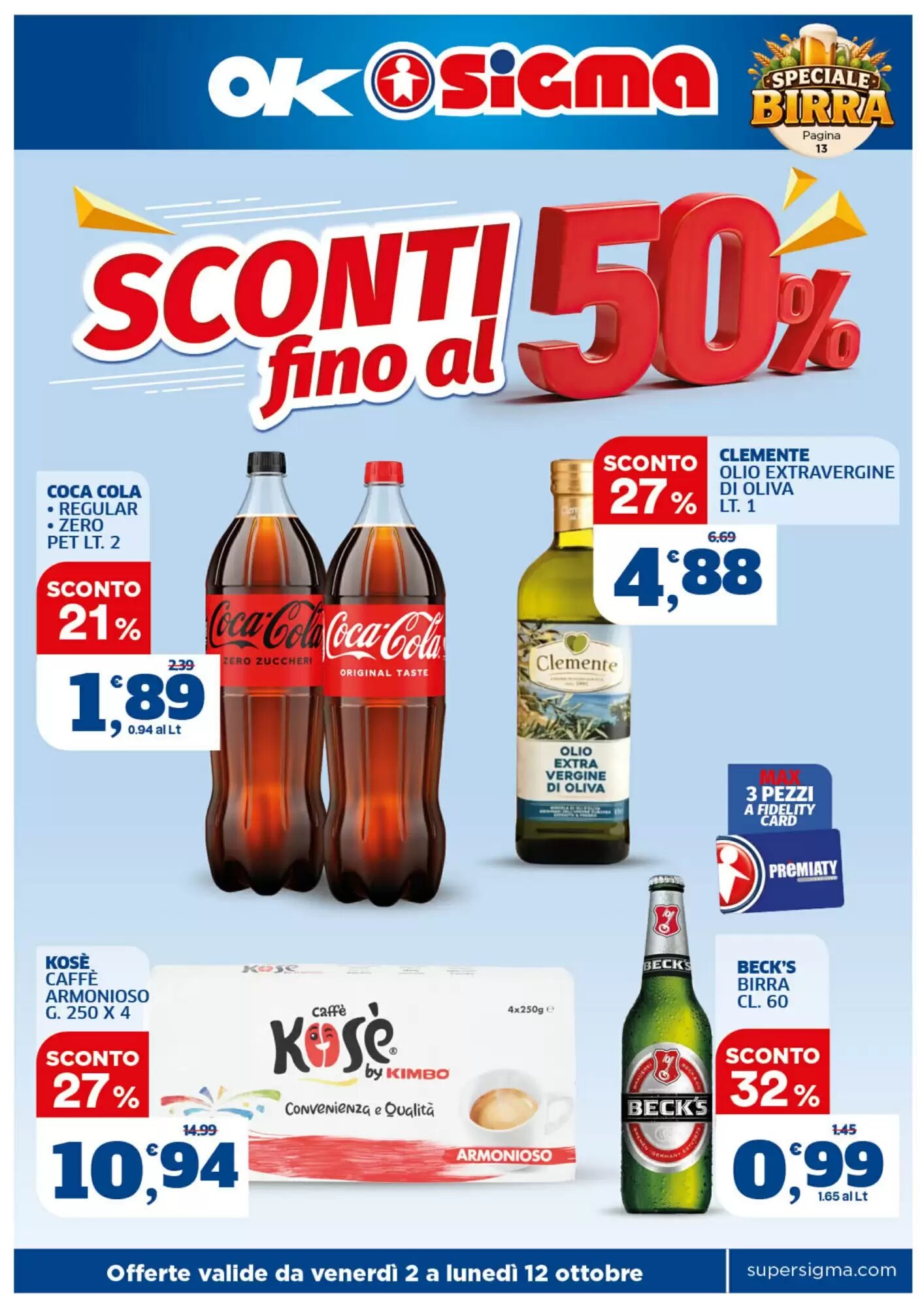 Volantino promozionale Ok Sigma  valide dal 02/10/2026 - Pagina 1.