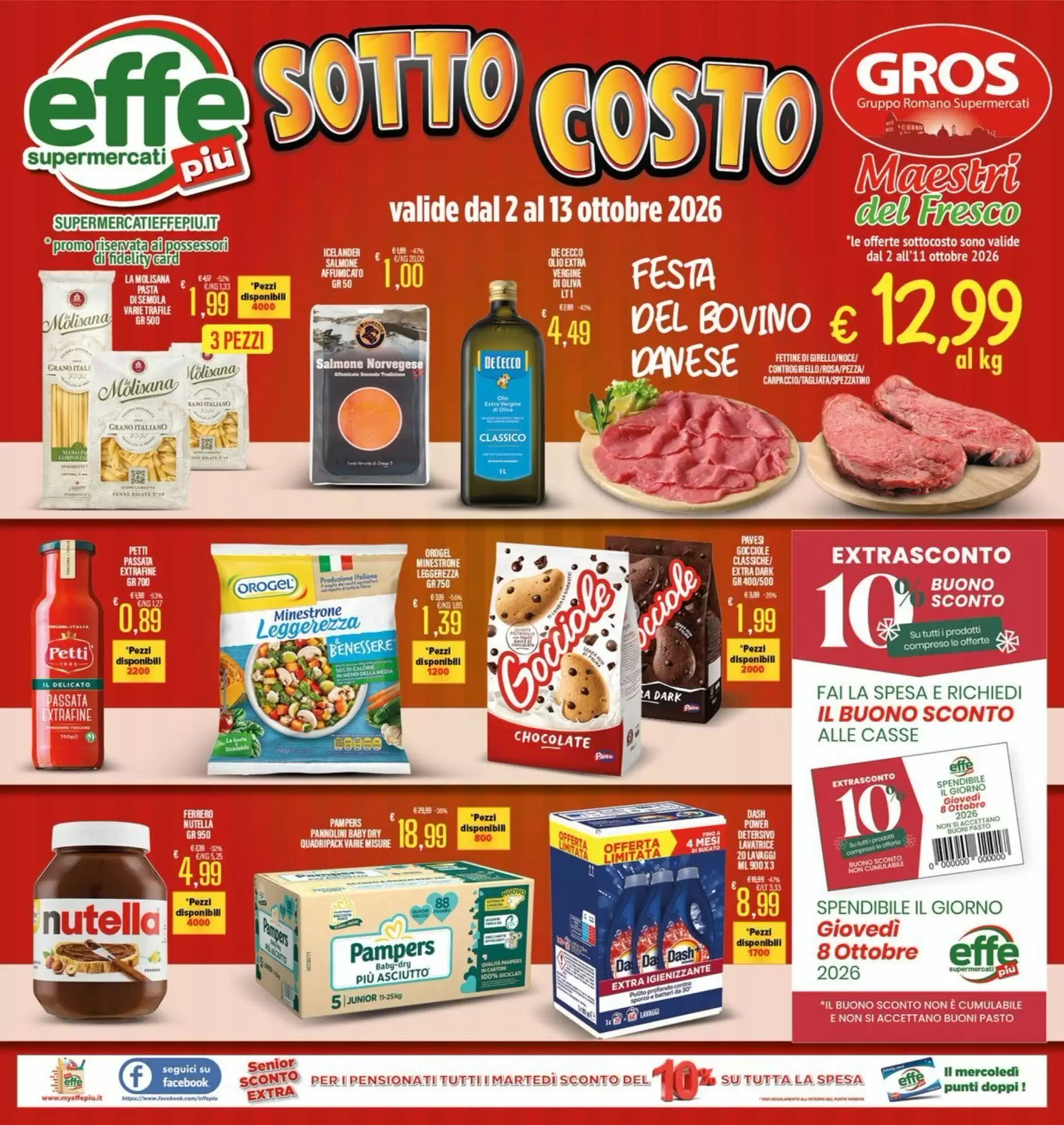 Volantino promozionale Supermercati EffePiù valide dal 02/10/2026 - Pagina 1.