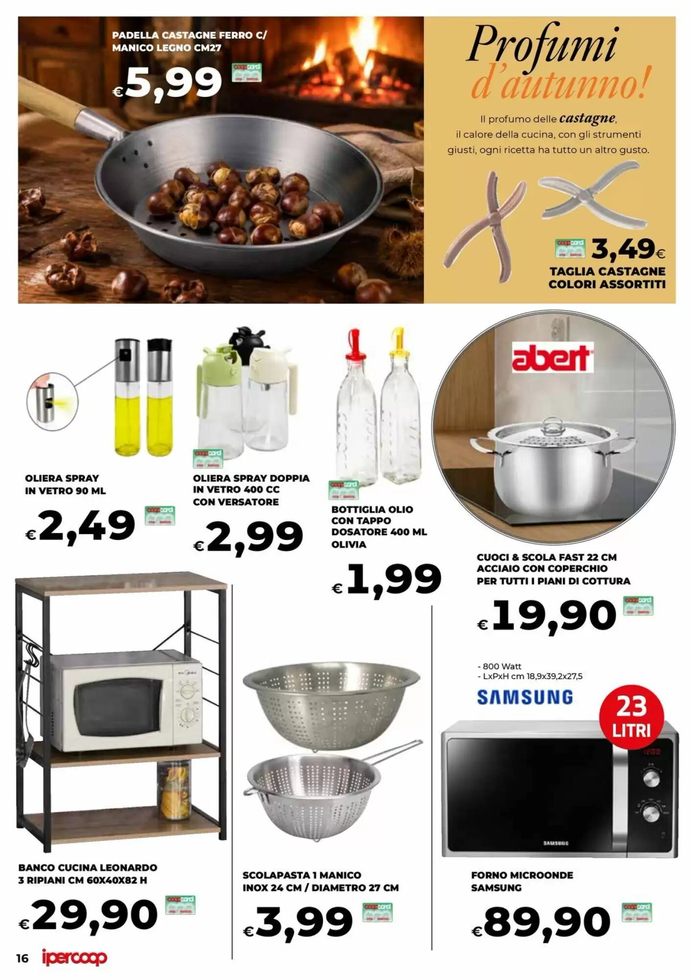 Volantino promozionale Coop Master Alleanza 3.0  valide dal 02/10/2026 - Pagina 16.