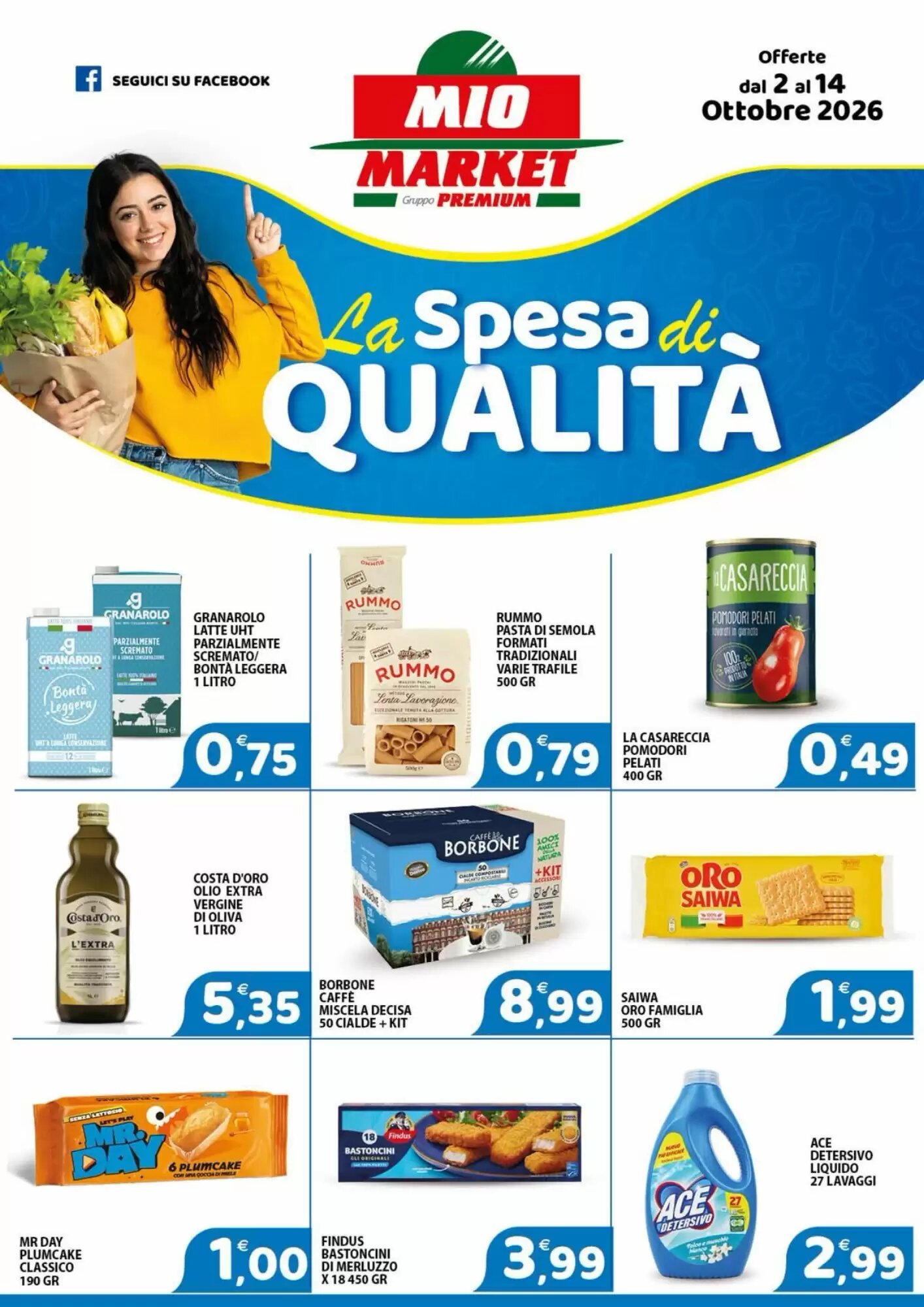Volantino promozionale Mio Market  valide dal 02/10/2026 - Pagina 1.