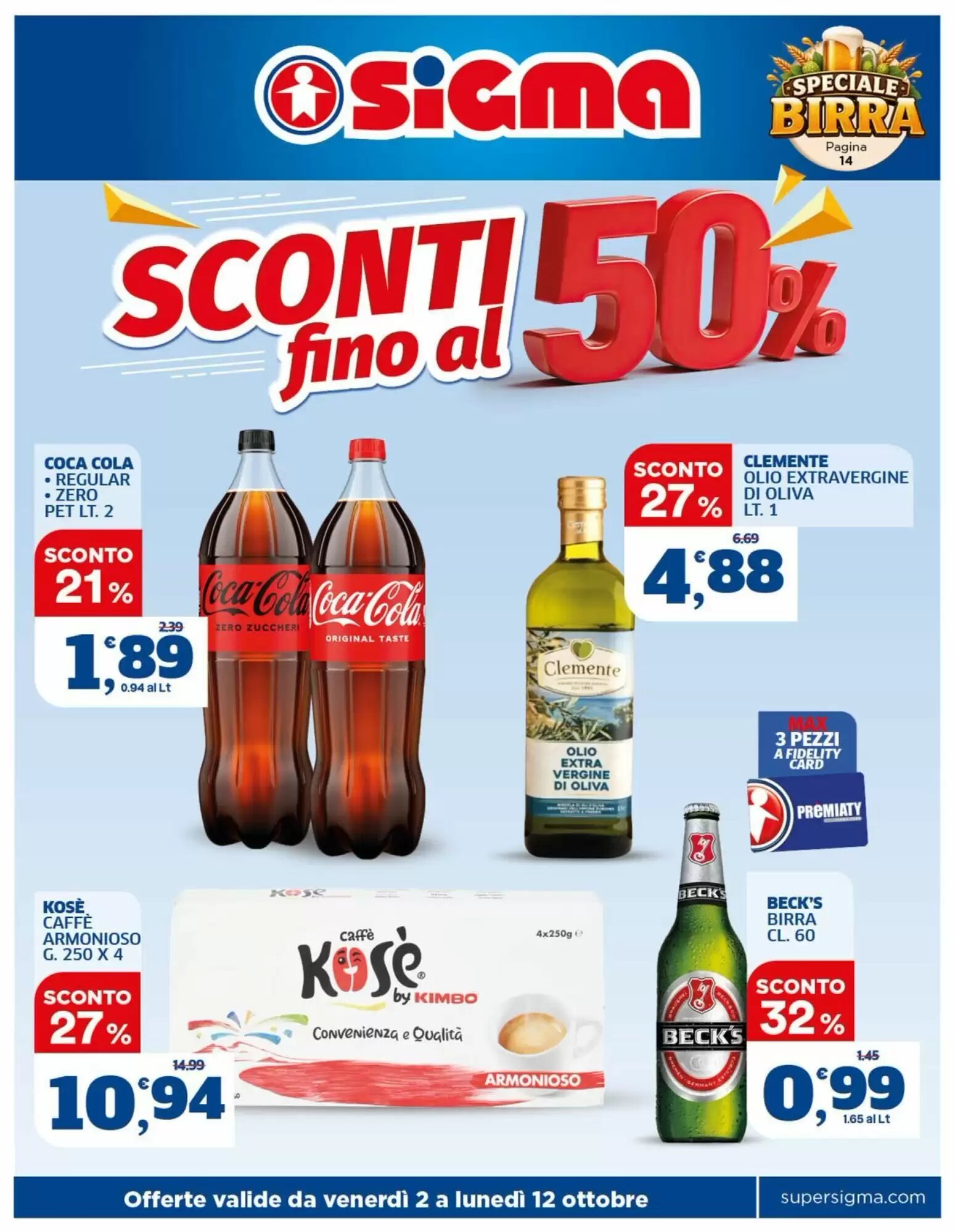 Volantino promozionale Sigma valide dal 02/10/2026 - Pagina 1.
