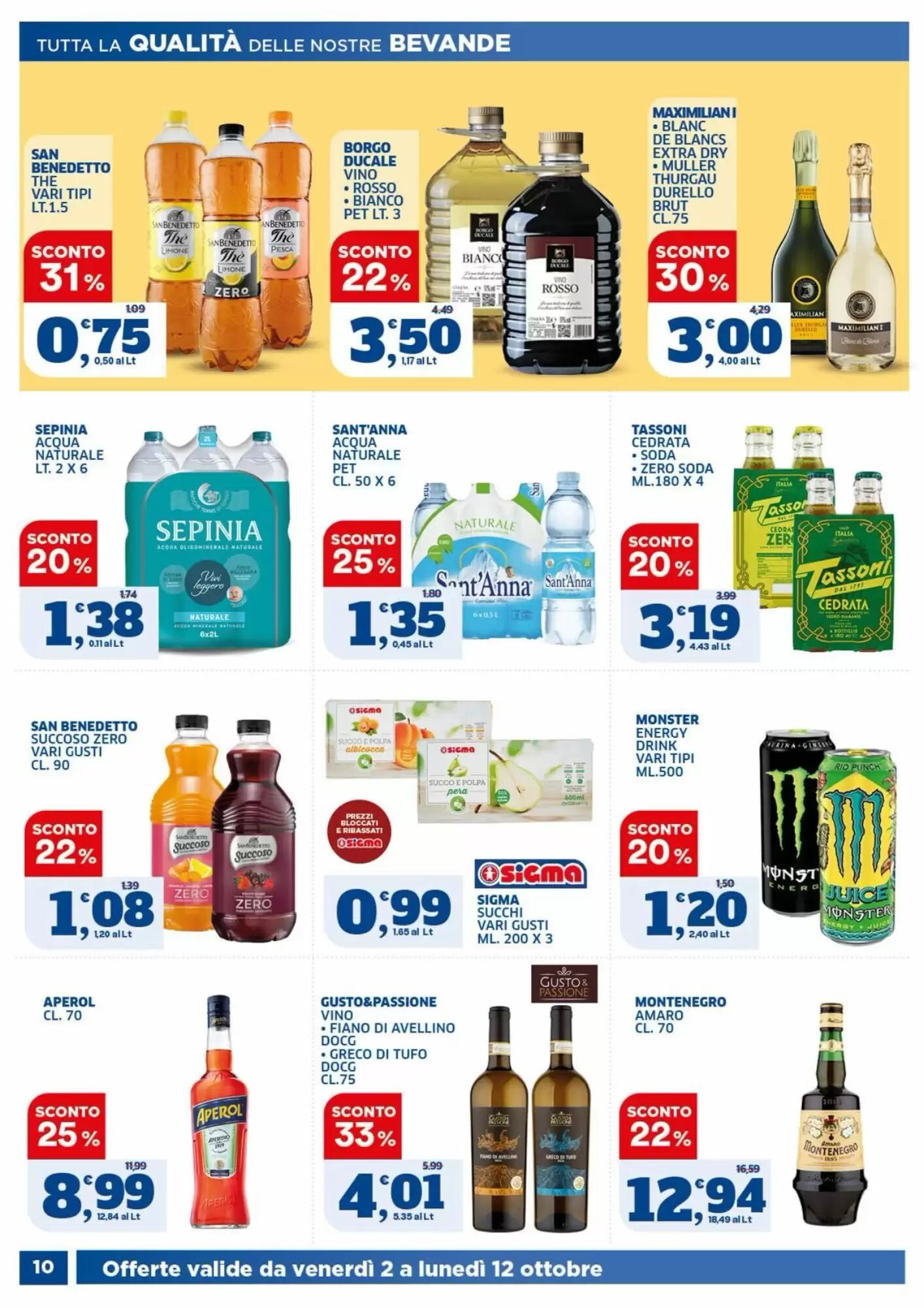 Volantino promozionale Il Punto Sigma  valide dal 02/10/2026 - Pagina 10.