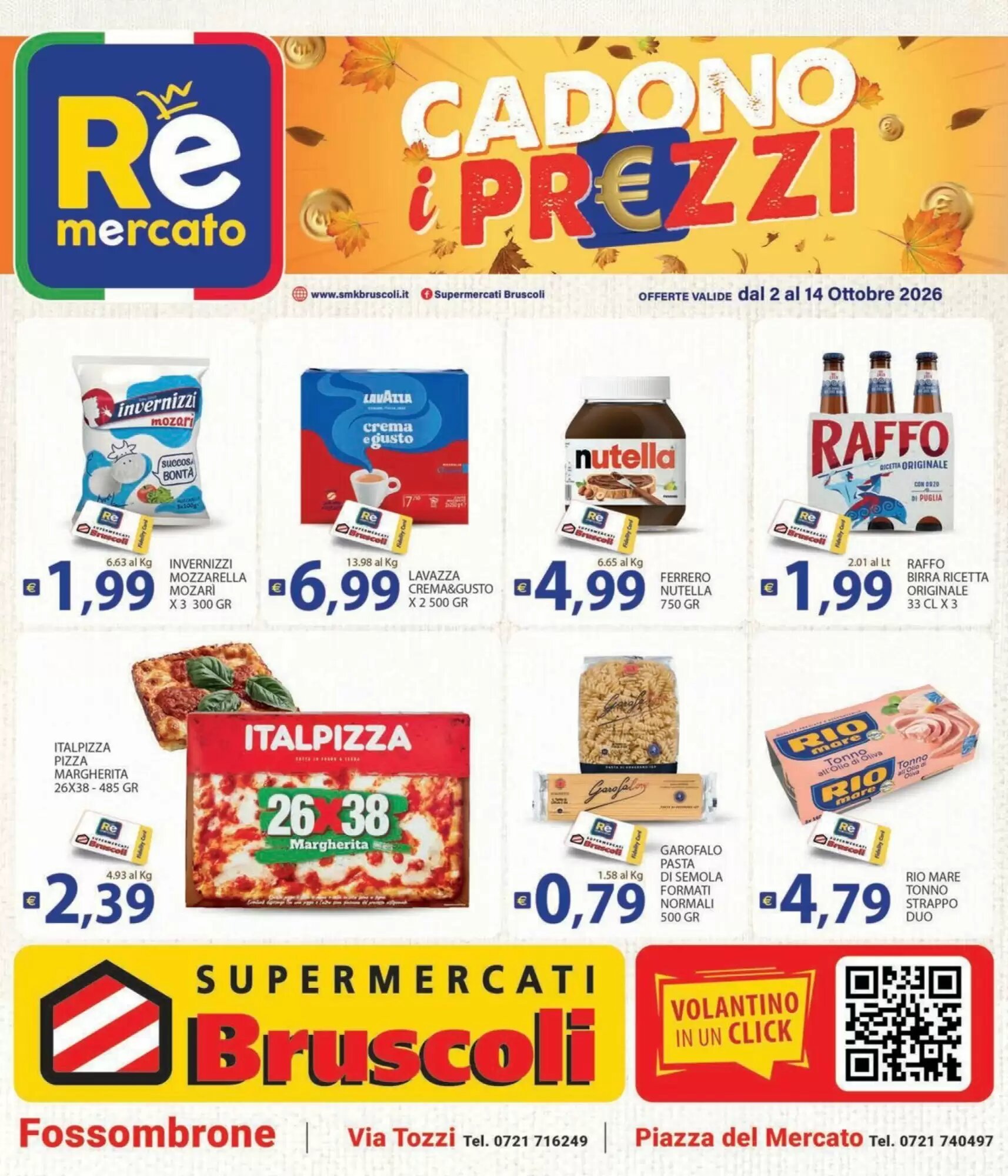 Volantino promozionale Supermercati Bruscoli  valide dal 02/10/2026 - Pagina 1.