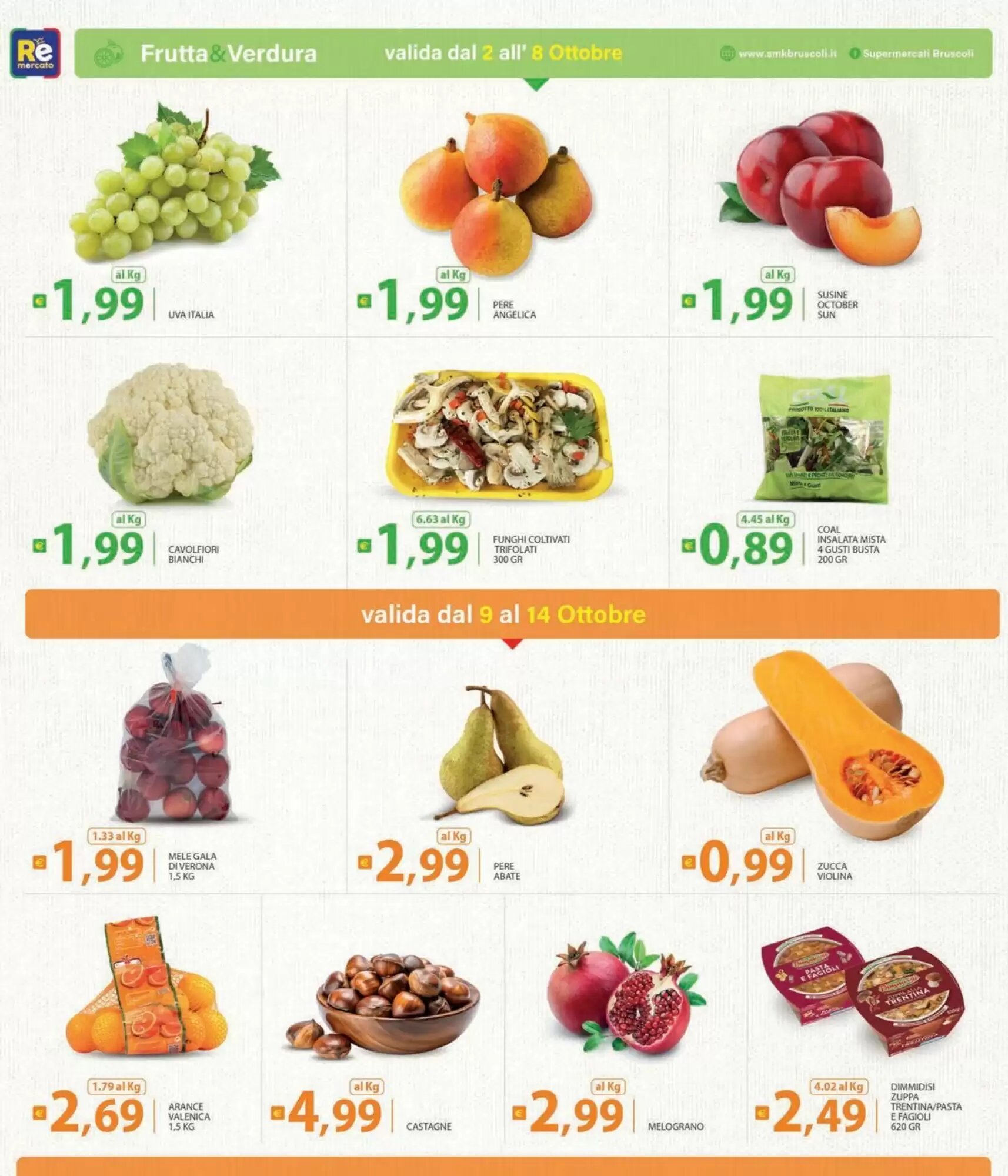 Volantino promozionale Supermercati Bruscoli  valide dal 02/10/2026 - Pagina 2.