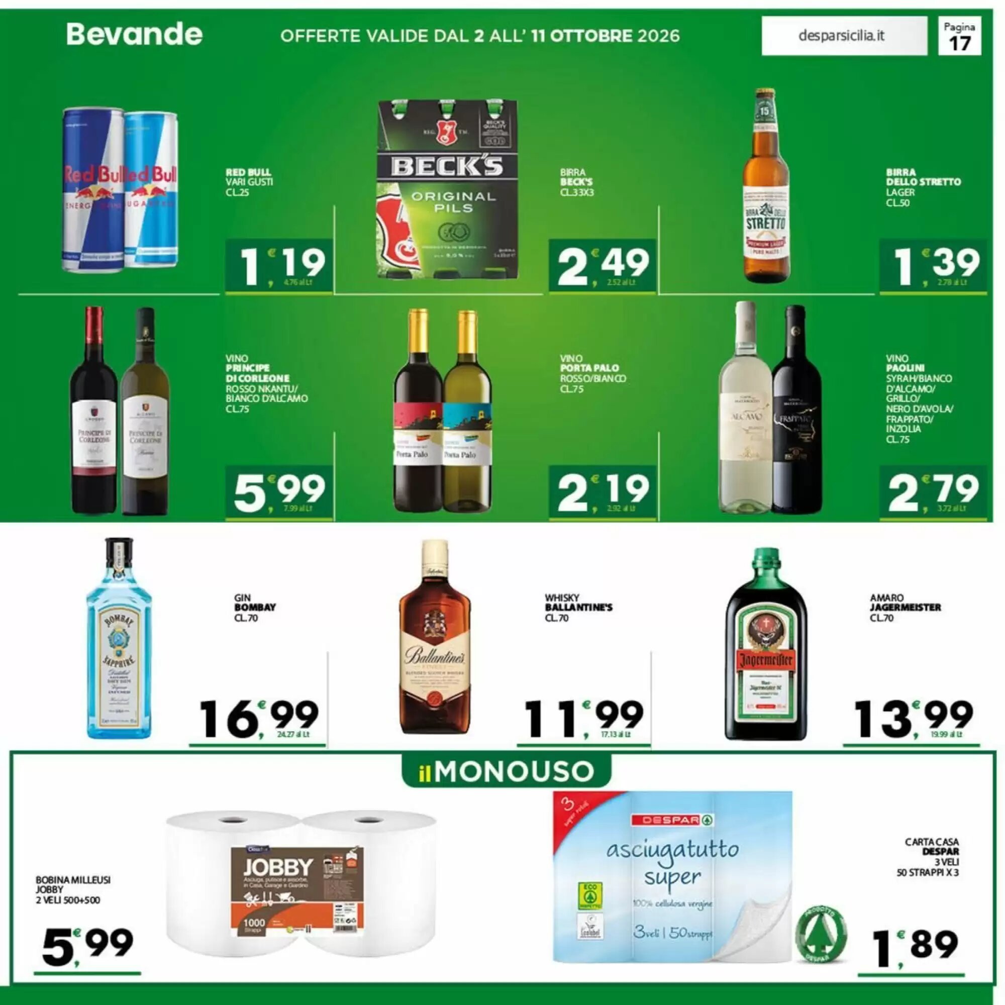 Volantino promozionale Despar  valide dal 02/10/2026 - Pagina 17.