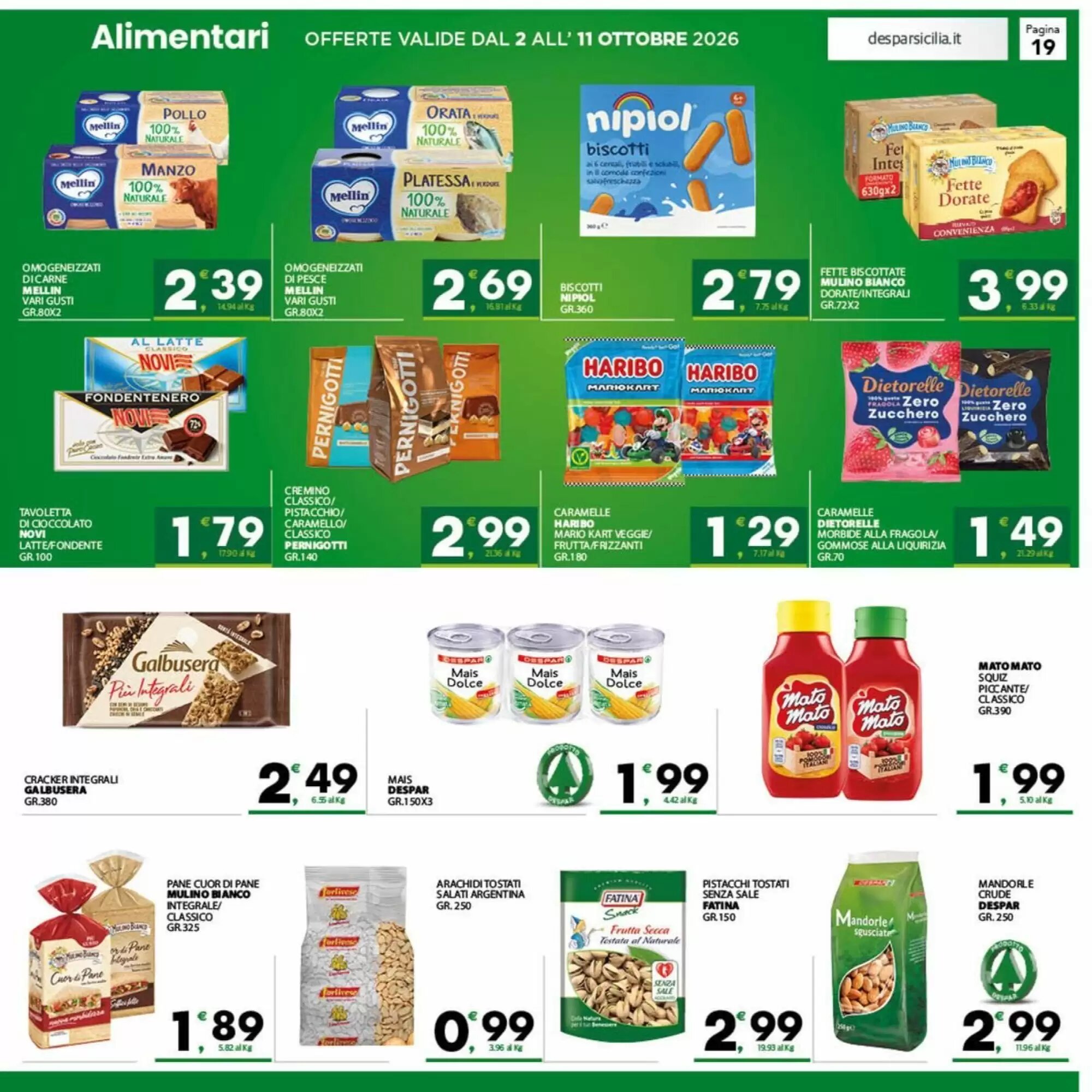 Volantino promozionale Despar  valide dal 02/10/2026 - Pagina 19.