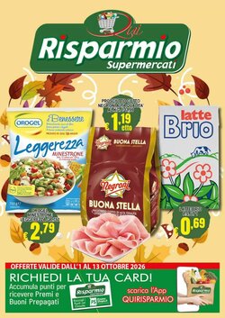 Volantino promozionale Risparmio Supermercati  valide dal 02/10/2026