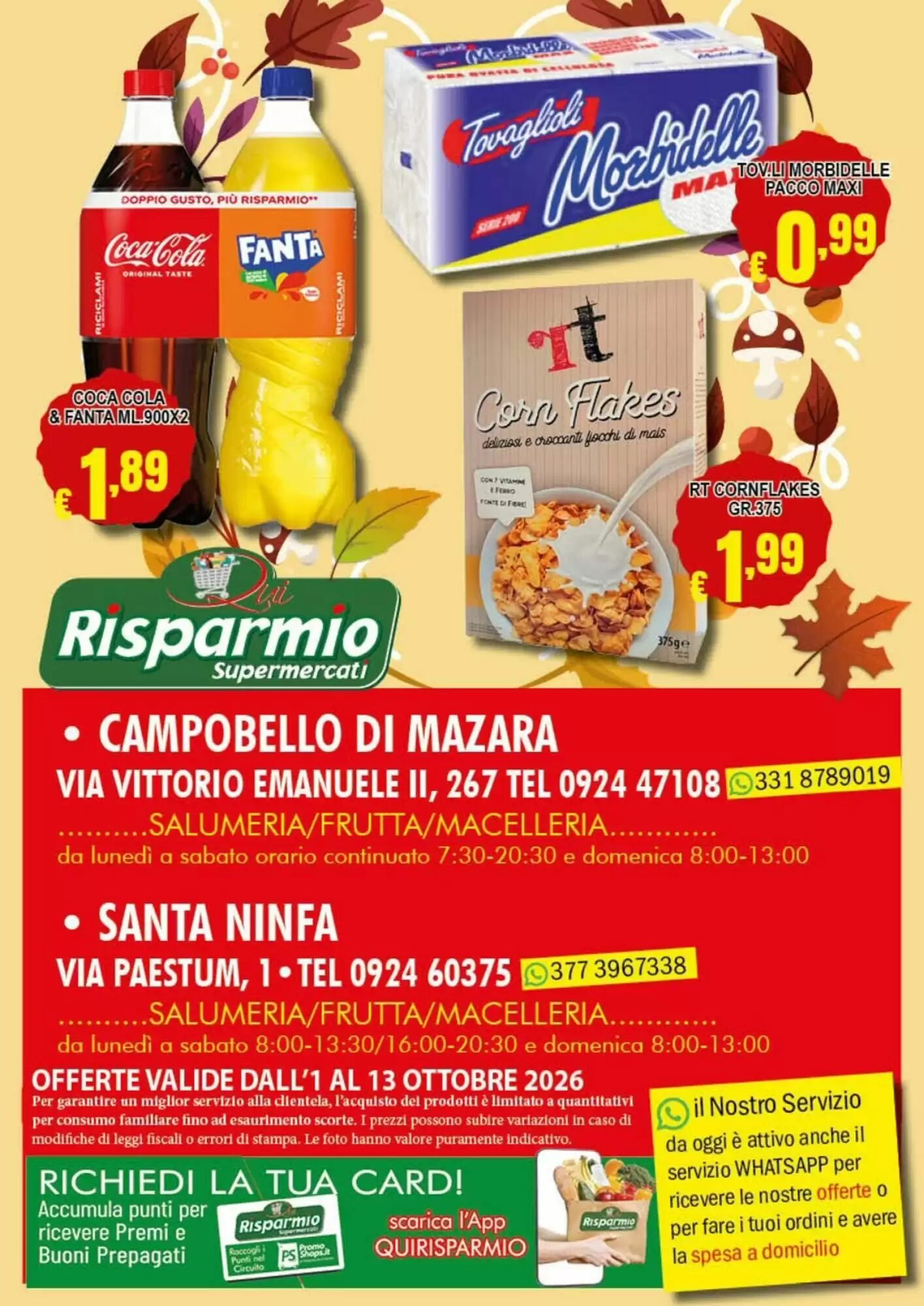 Volantino promozionale Risparmio Supermercati  valide dal 02/10/2026 - Pagina 8.