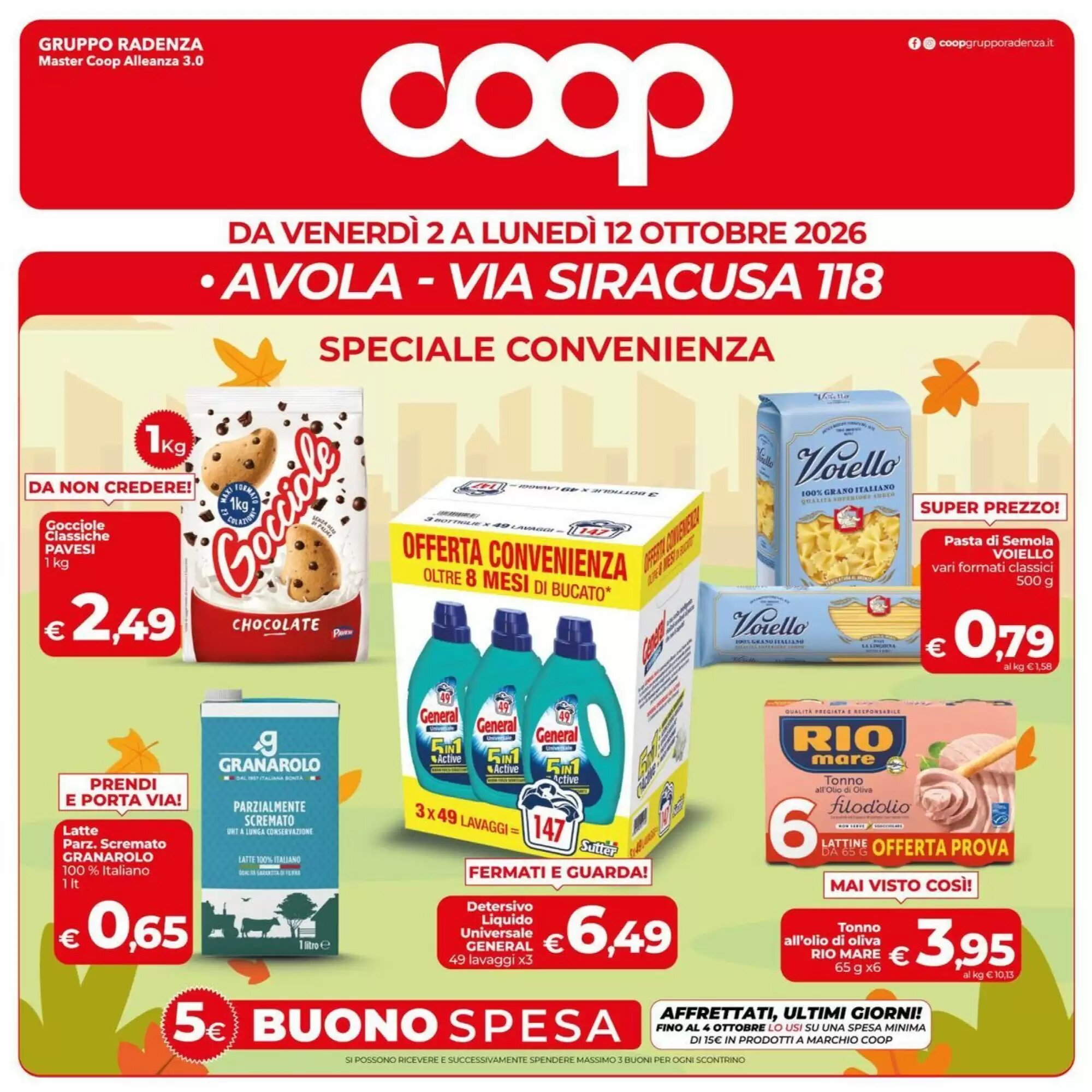 Volantino promozionale Coop  valide dal 02/10/2026 - Pagina 1.