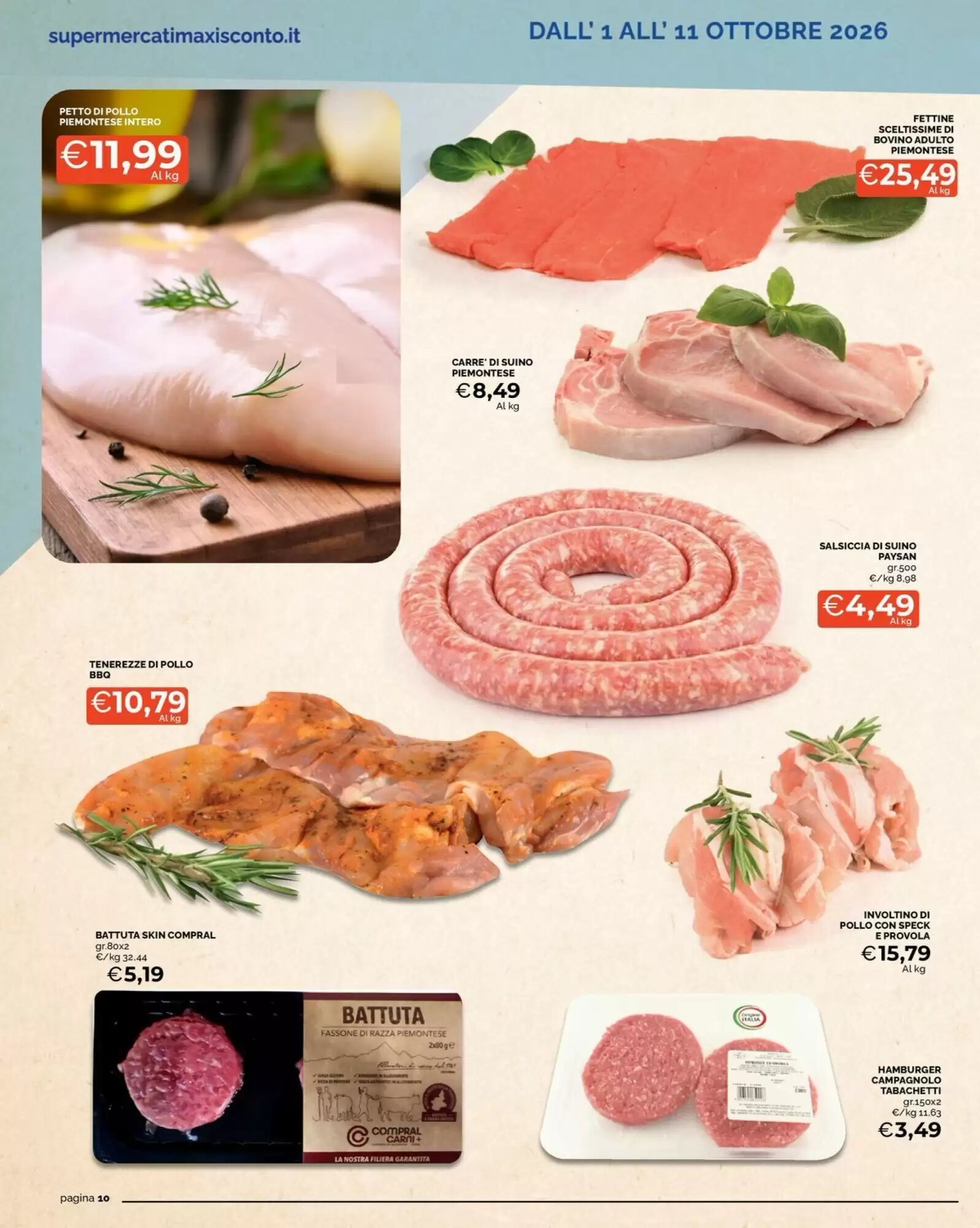 Volantino promozionale Maxisconto  valide dal 02/10/2026 - Pagina 10.