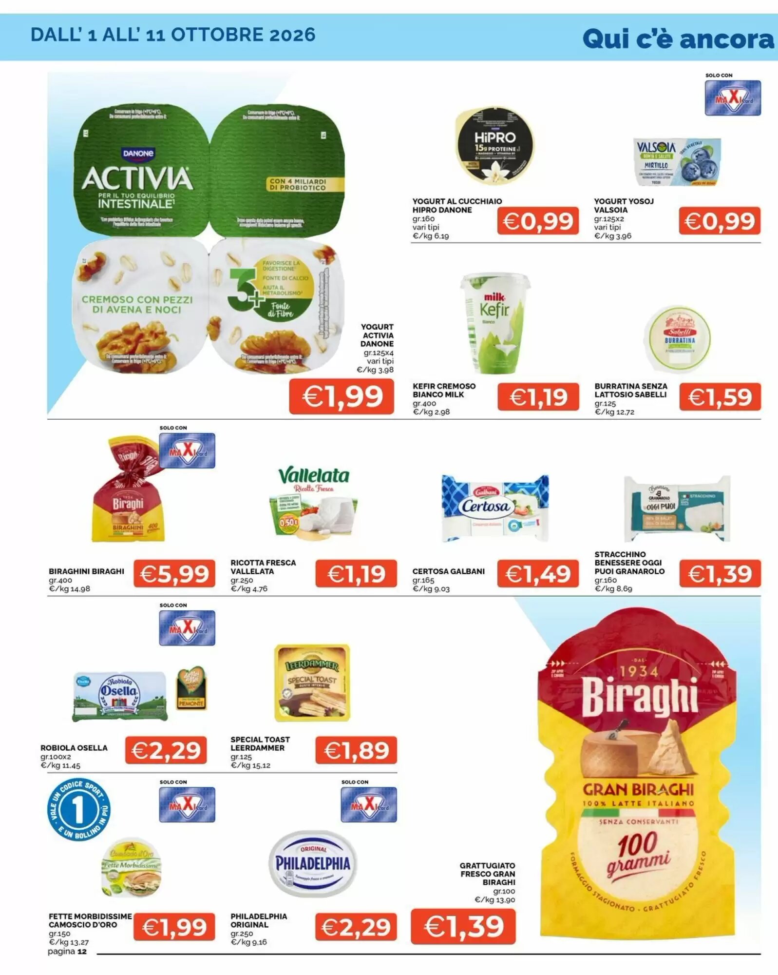 Volantino promozionale Maxisconto  valide dal 02/10/2026 - Pagina 12.